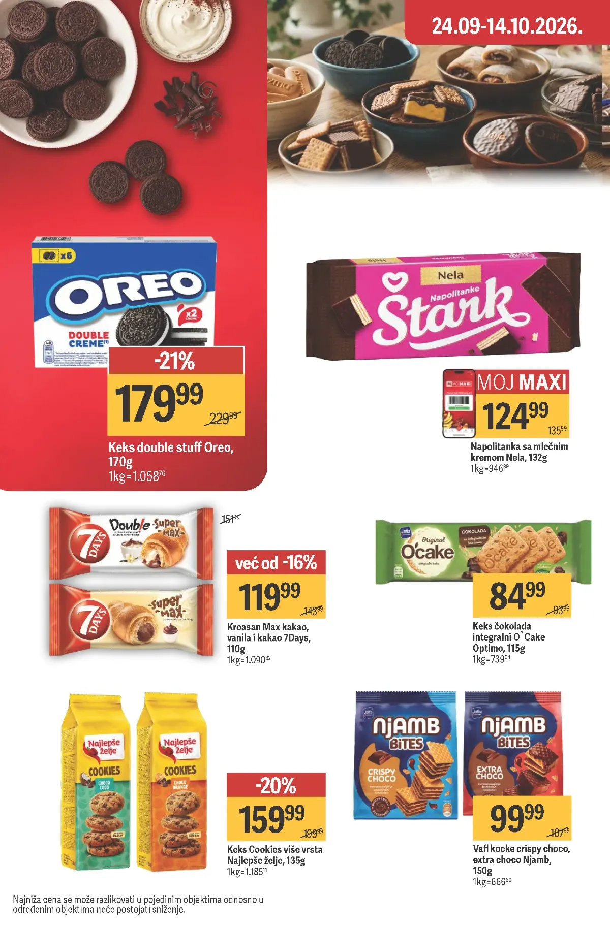Maxi katalog – strana 39, keks i vafli