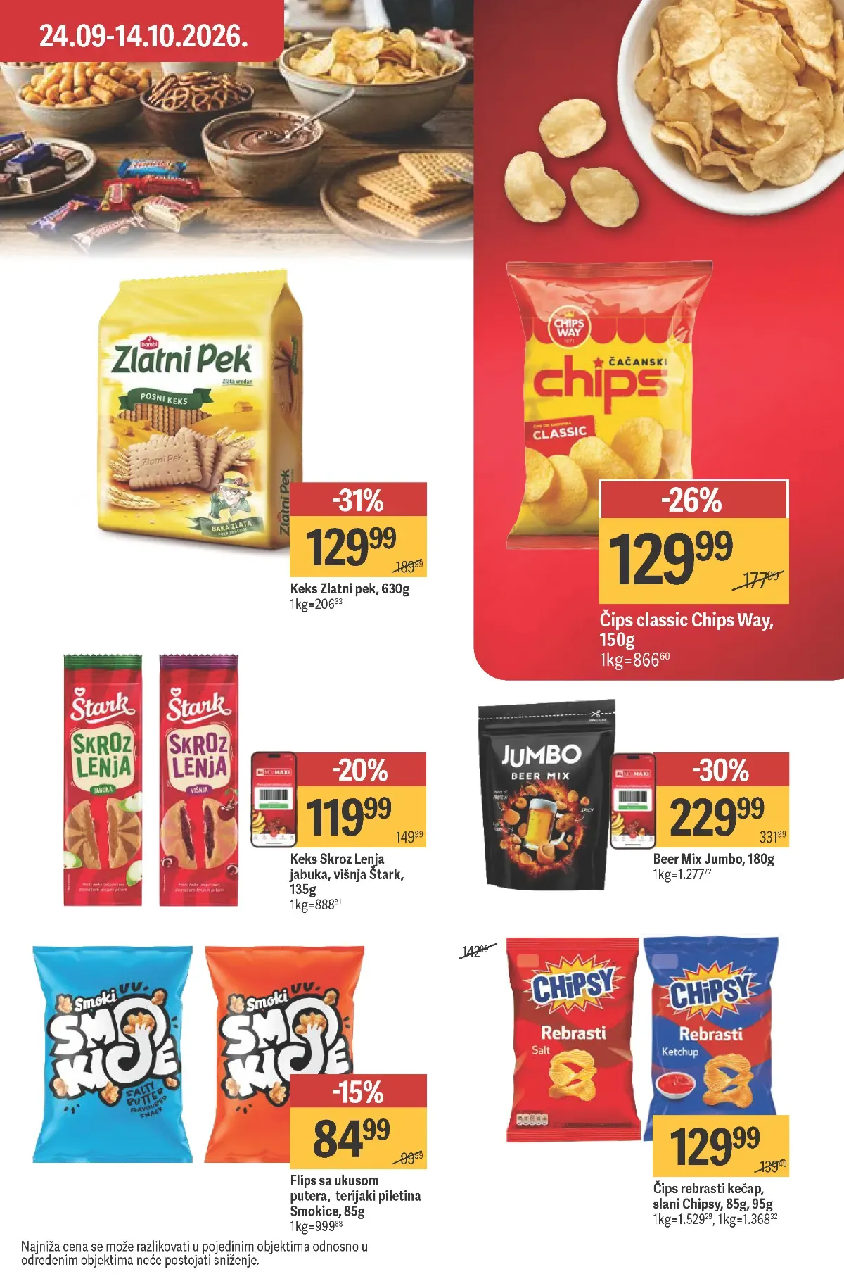 Maxi katalog – strana 41, keks i čips