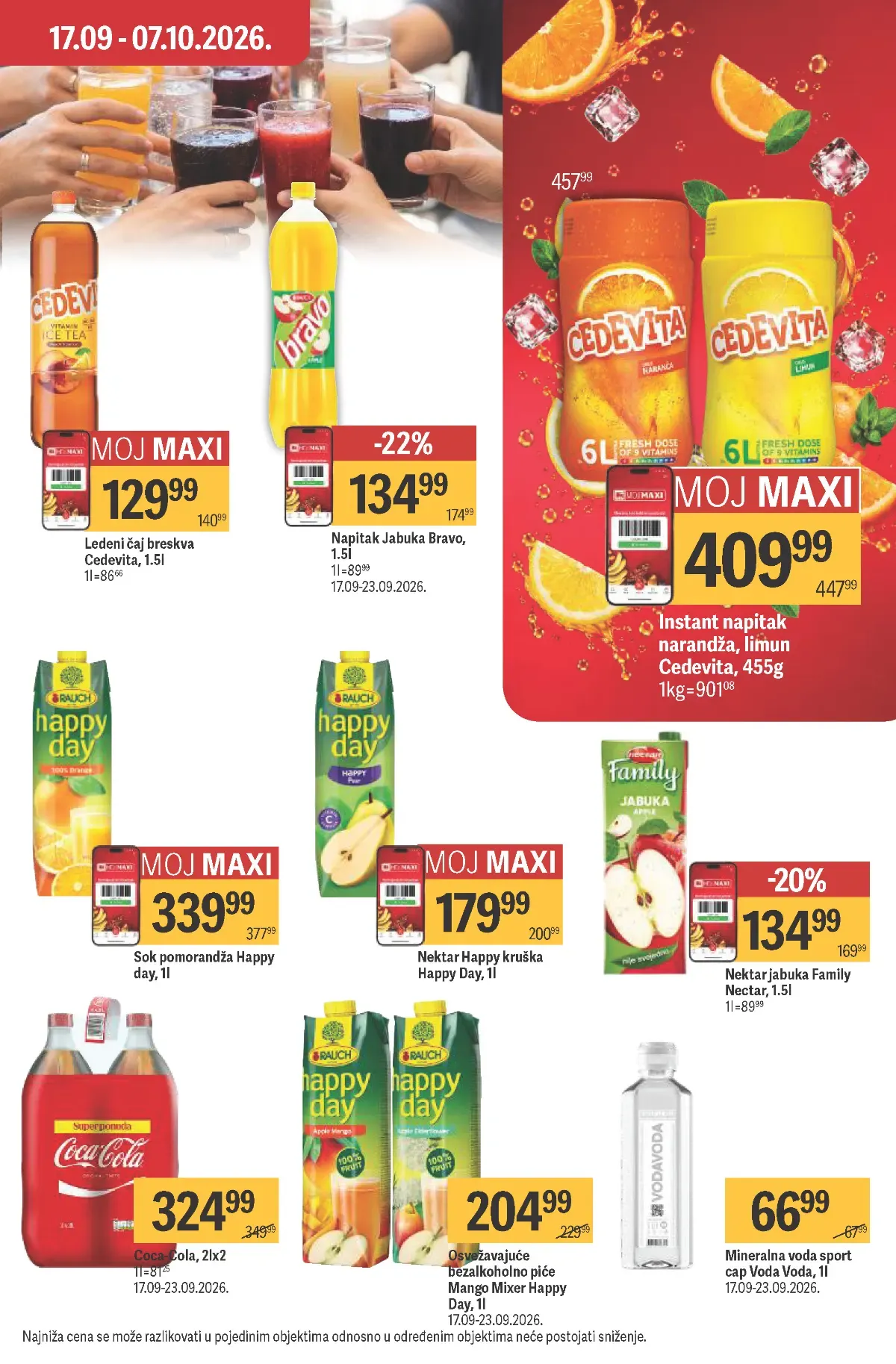 Maxi katalog – strana 42, sokovi i ledeni čaj