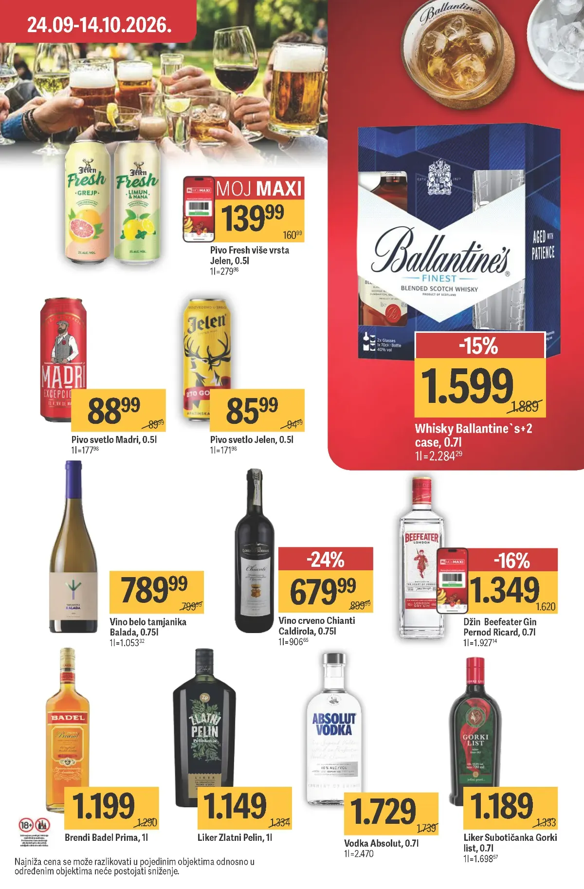Maxi katalog – strana 45, pivo i vino