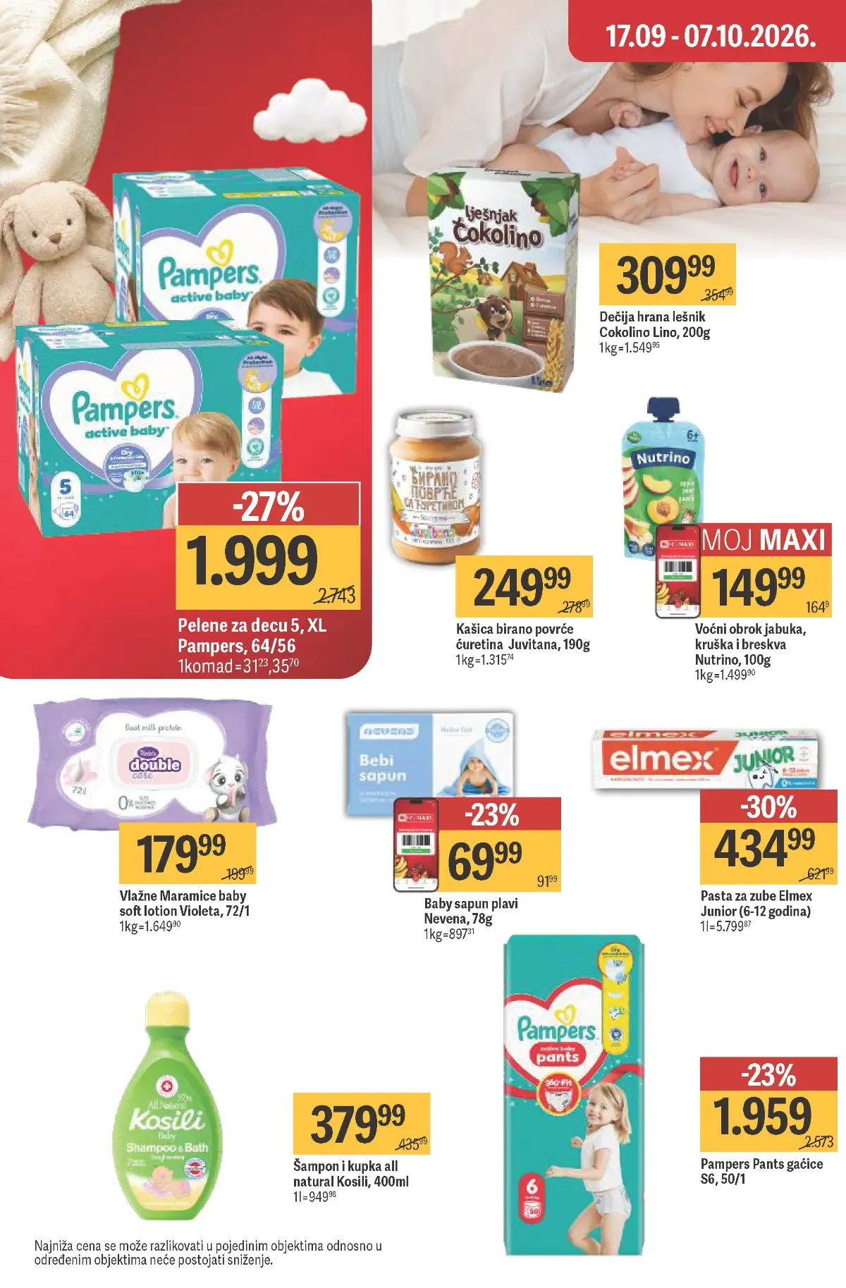 Maxi katalog – strana 48, proizvodi za bebe i decu