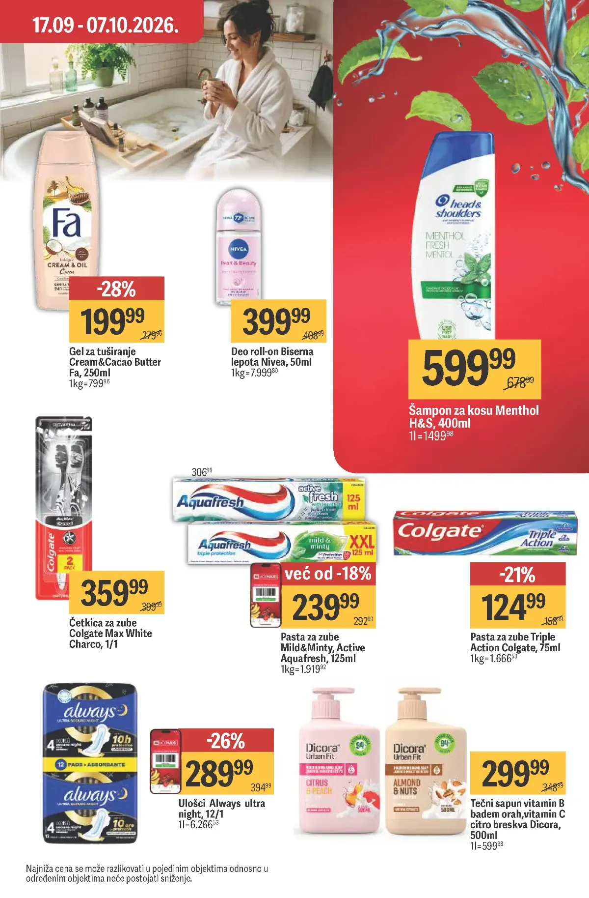 Maxi katalog – strana 49, lična higijena