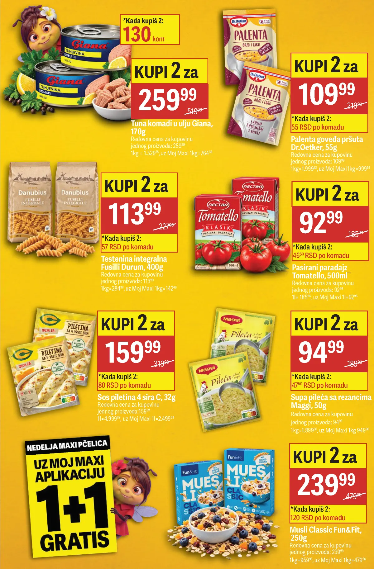 Maxi katalog strana 5 – Giana tuna, Durum testenina i druge 1+1 ponude