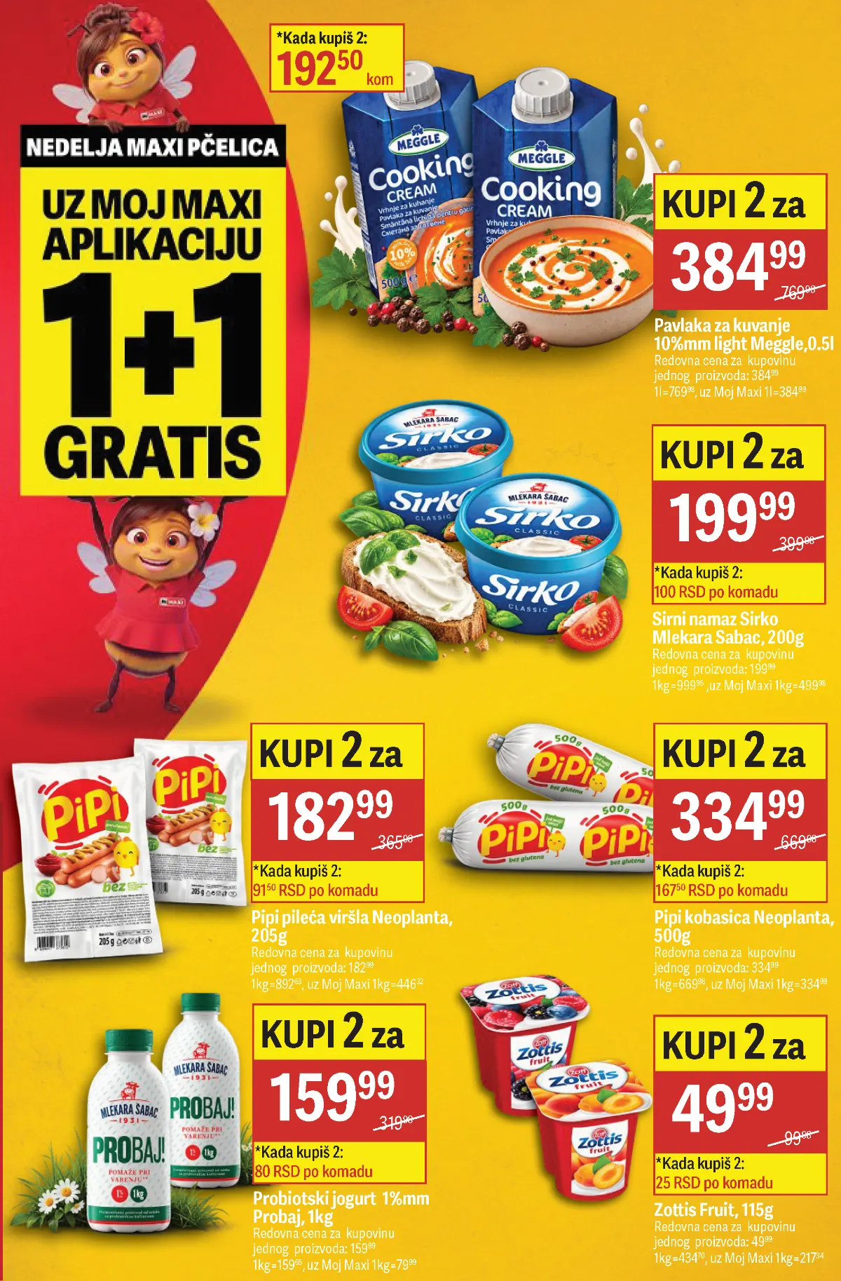 Maxi katalog strana 7 – Neoplanta, Meggle i Sirko proizvodi