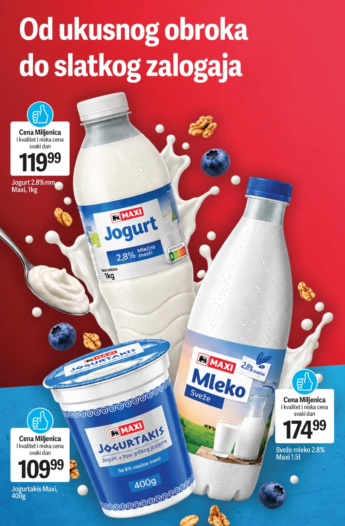 Maxi katalog strana 14 – Maxi jogurt, mleko i Jogurtakis