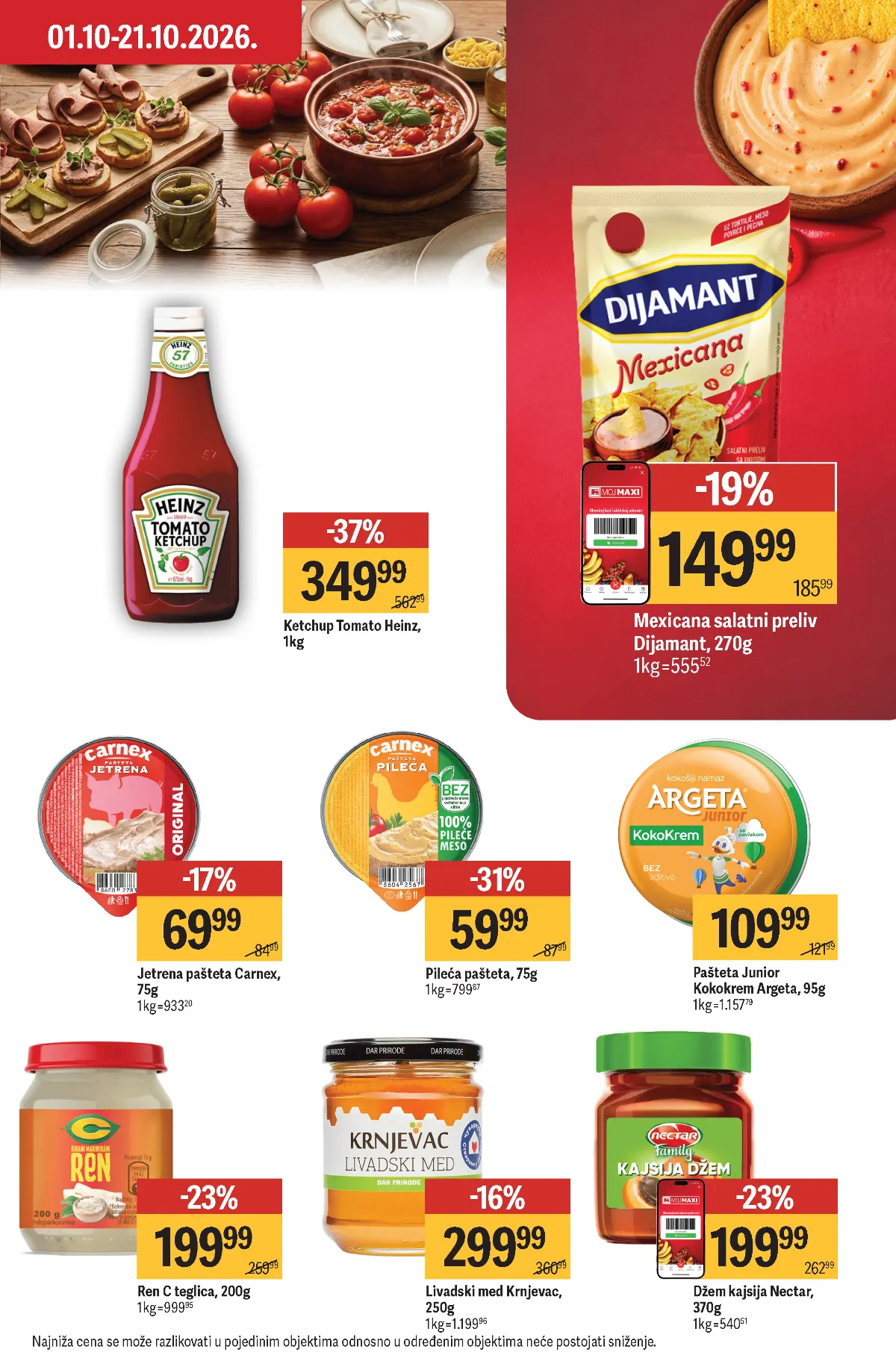 Maxi katalog strana 33 – Heinz, Carnex, Nectar i Argeta