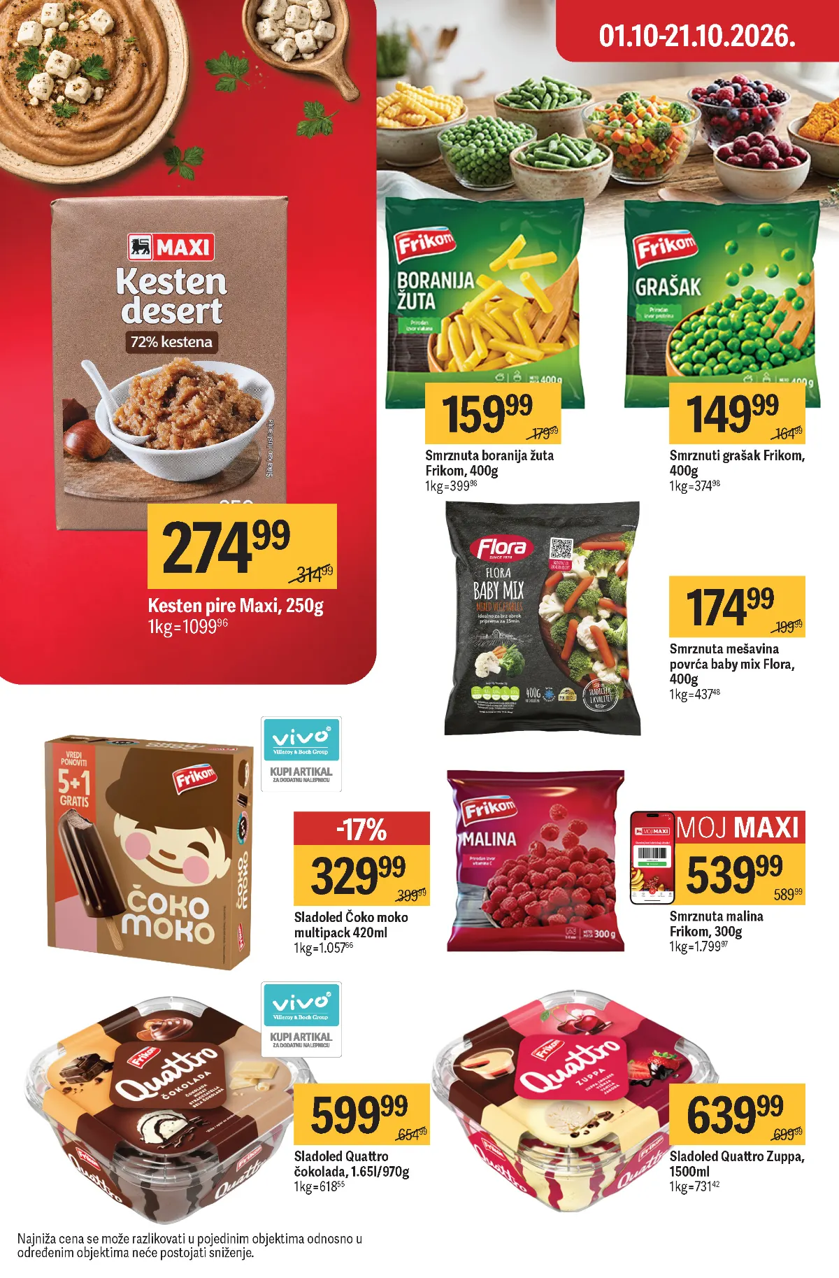 Maxi katalog strana 35 – Frikom smrznuto povrće i sladoledi