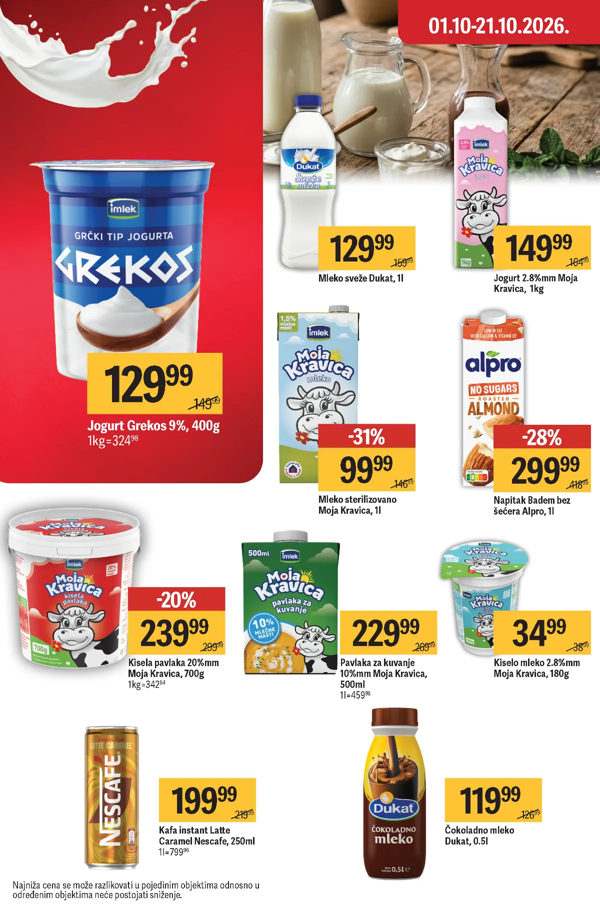 Maxi katalog strana 36 – Moja Kravica, Dukat, Grekos i Alpro