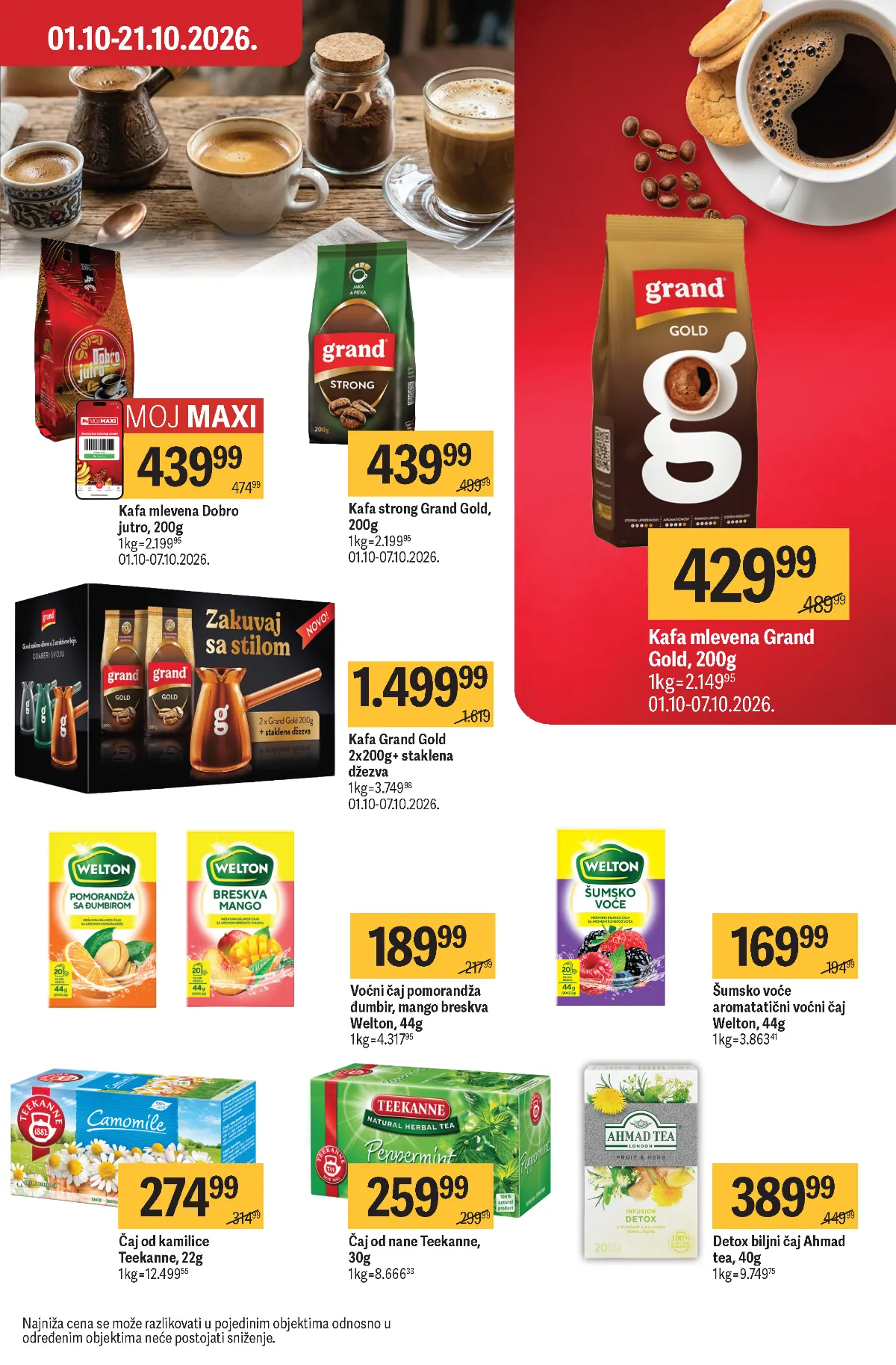 Maxi katalog strana 37 – Grand kafa i čajevi
