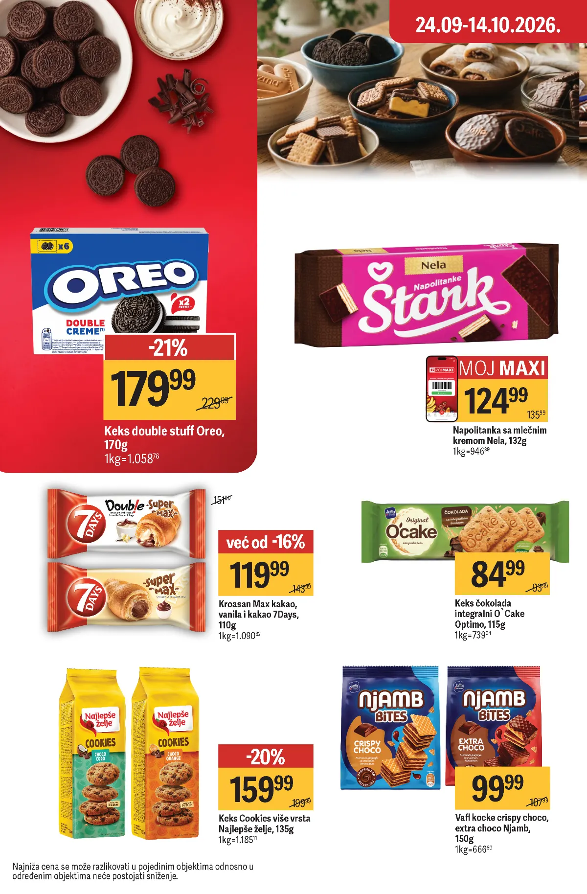 Maxi katalog strana 40 – Najlepše želje, Oreo i 7Days