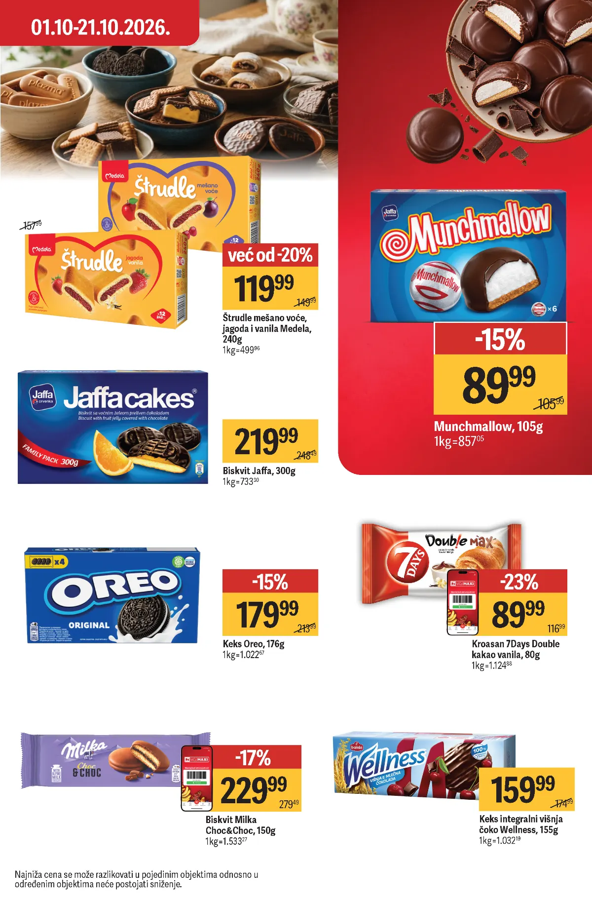 Maxi katalog strana 41 – Jaffa, Oreo, Milka i 7Days
