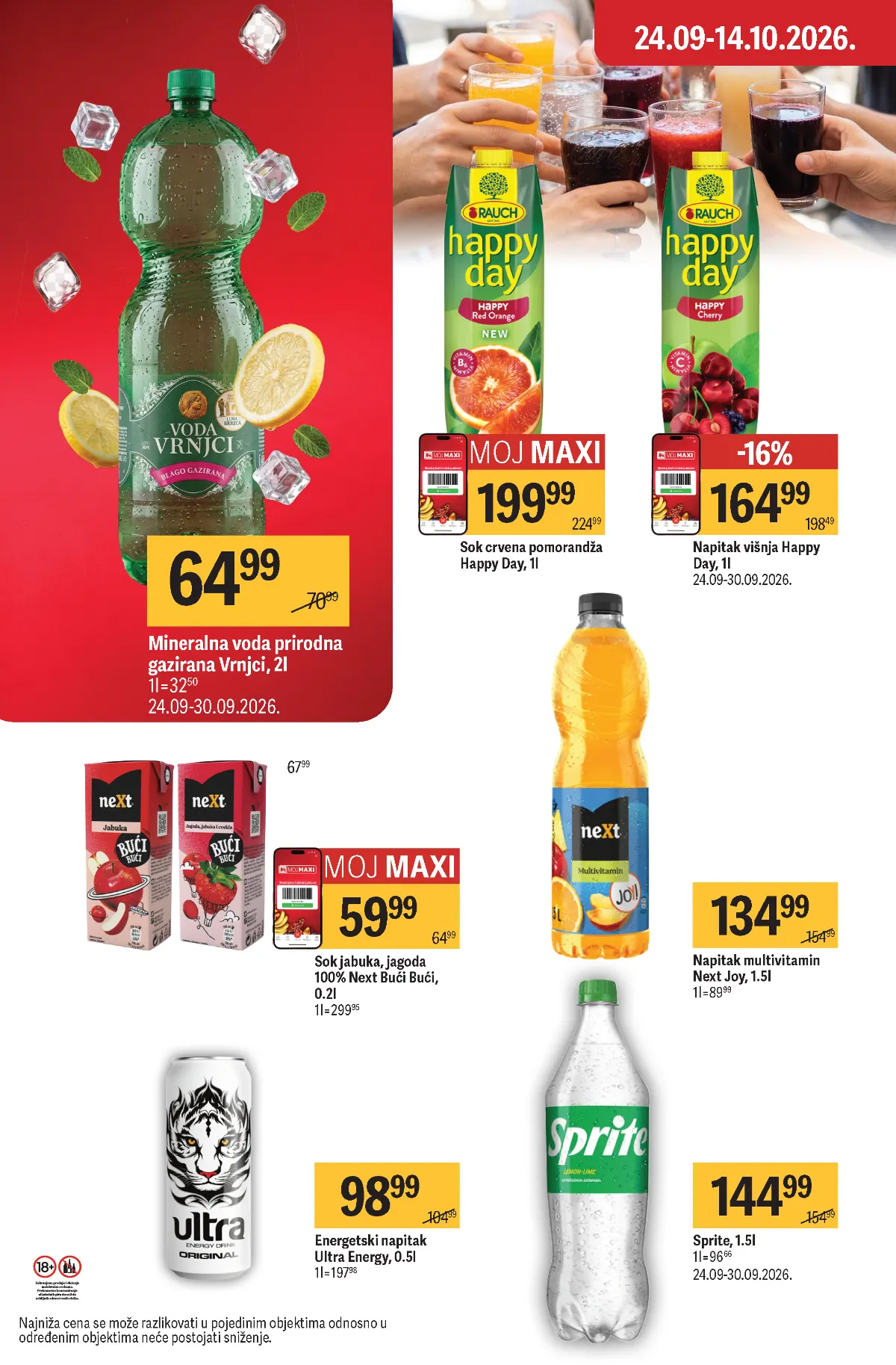 Maxi katalog strana 46 – Next Joy, Happy Day i bezalkoholna pića