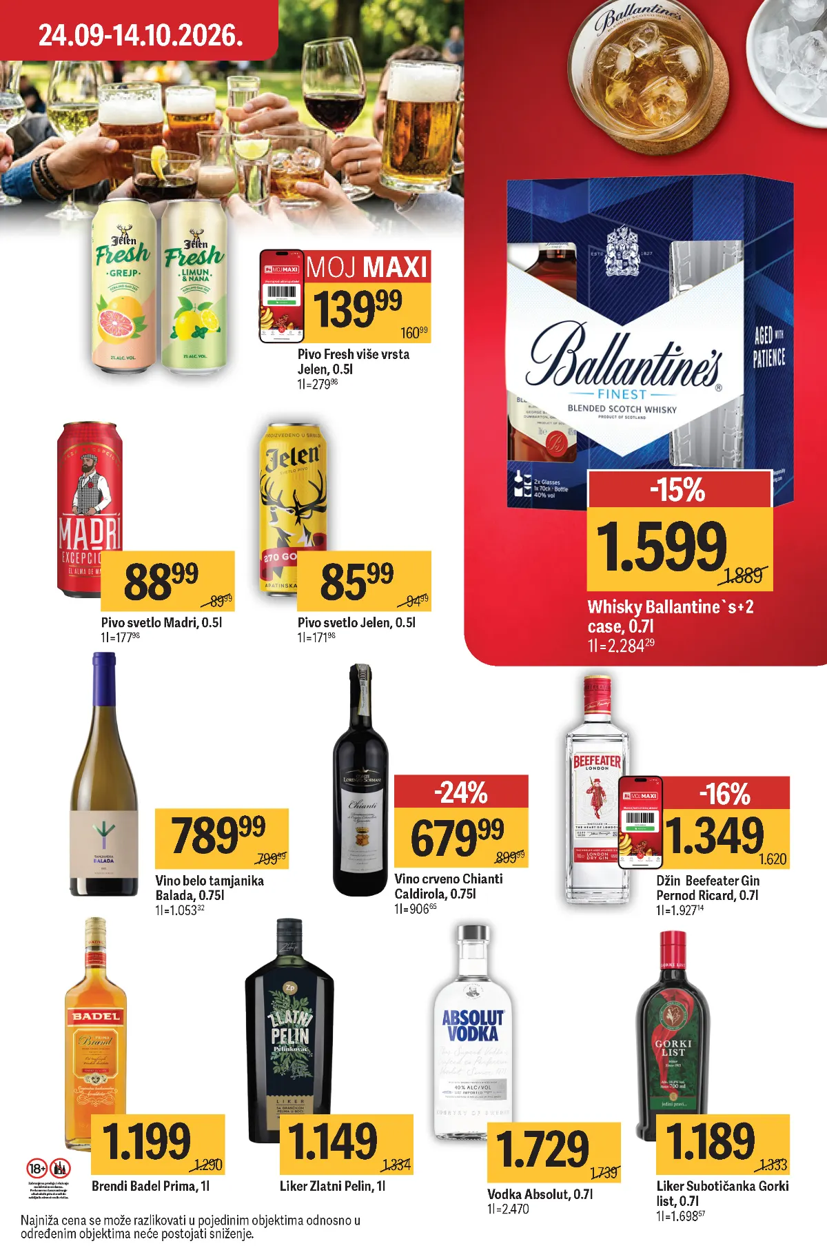 Maxi katalog strana 48 – vina, žestoka pića i pivo