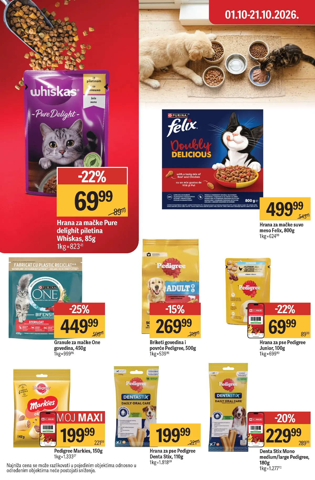Maxi katalog strana 54 – Pedigree, Felix i Whiskas hrana za ljubimce