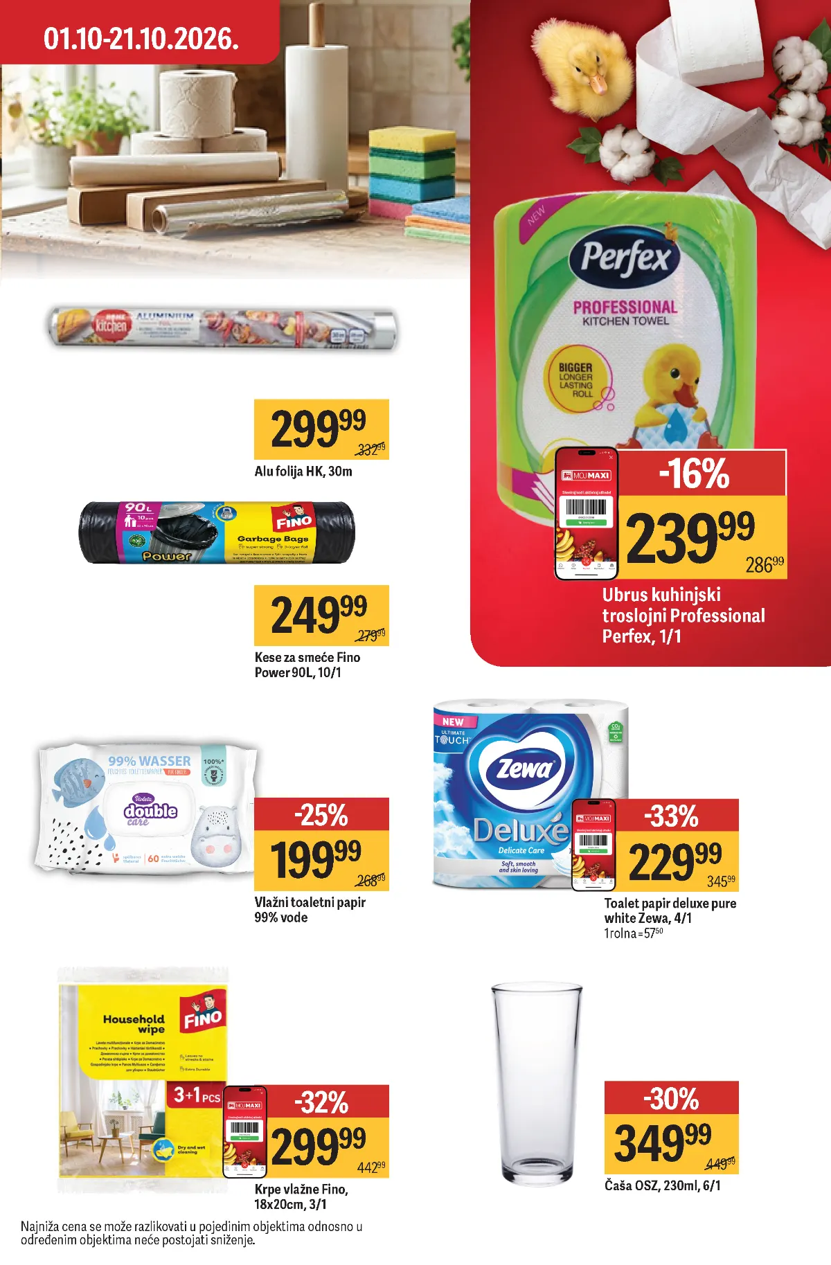 Maxi katalog strana 55 – Zewa, Fino, Perfex i kućne potrepštine