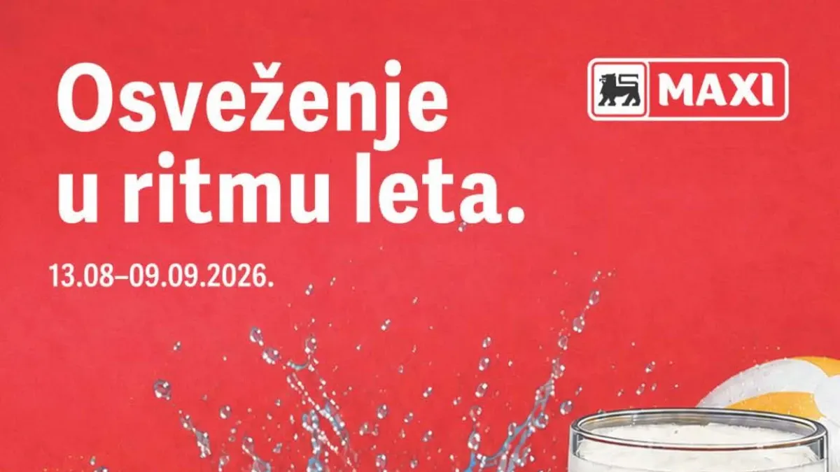 Maxi katalog do 09.09.2026. – Stella Artois i Kronenbourg pivo po 49,99 dinara uz popuste do 52%
