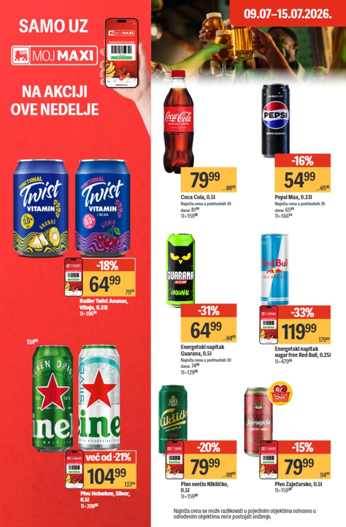 Maxi katalog 09. do 15.07.2026. – kućna hemija, deterdženti i sredstva za čišćenje
