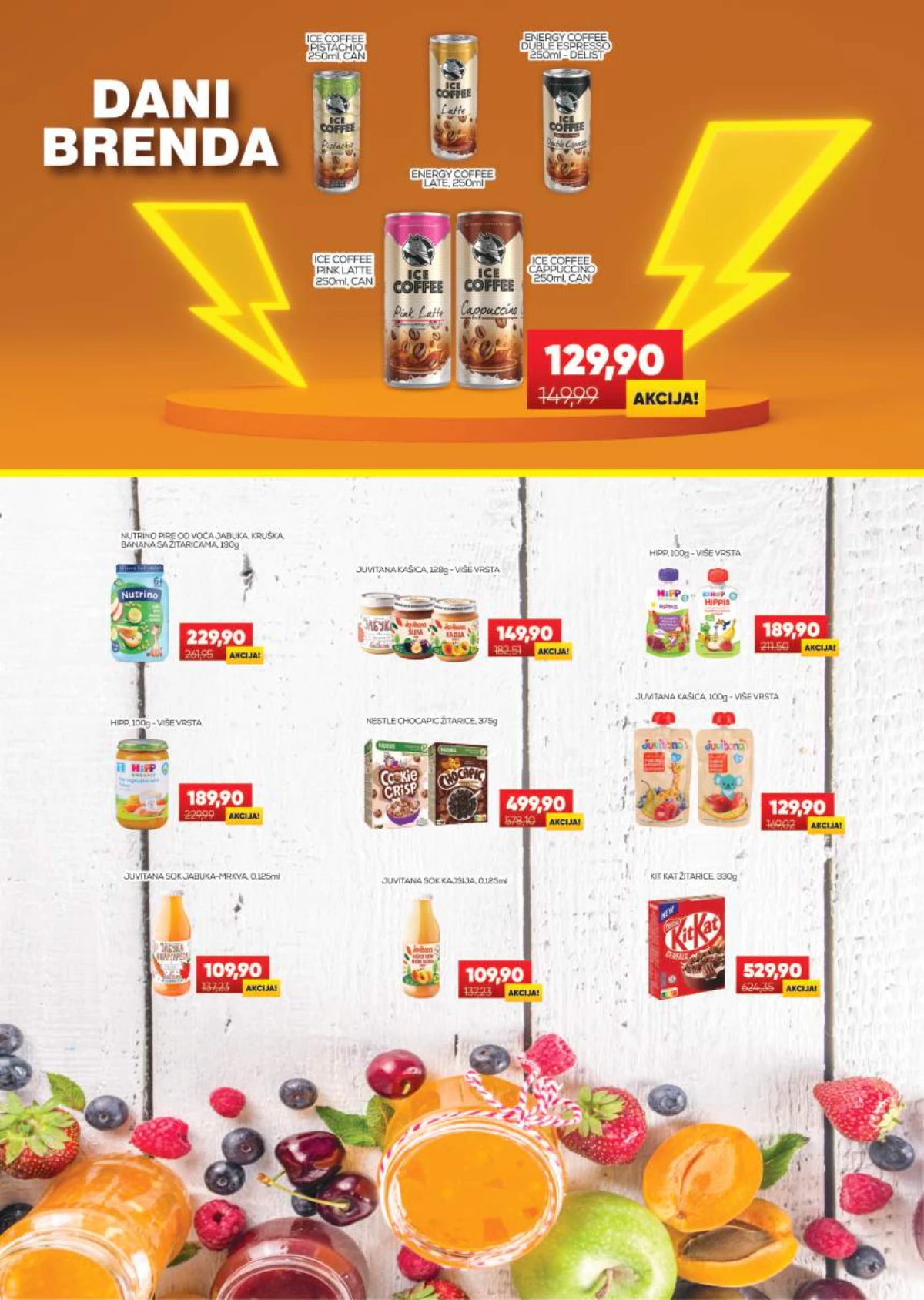 Medius Dani brenda – ledena kafa, Nutrino, Hipp, Juvitana i dječja hrana na akciji