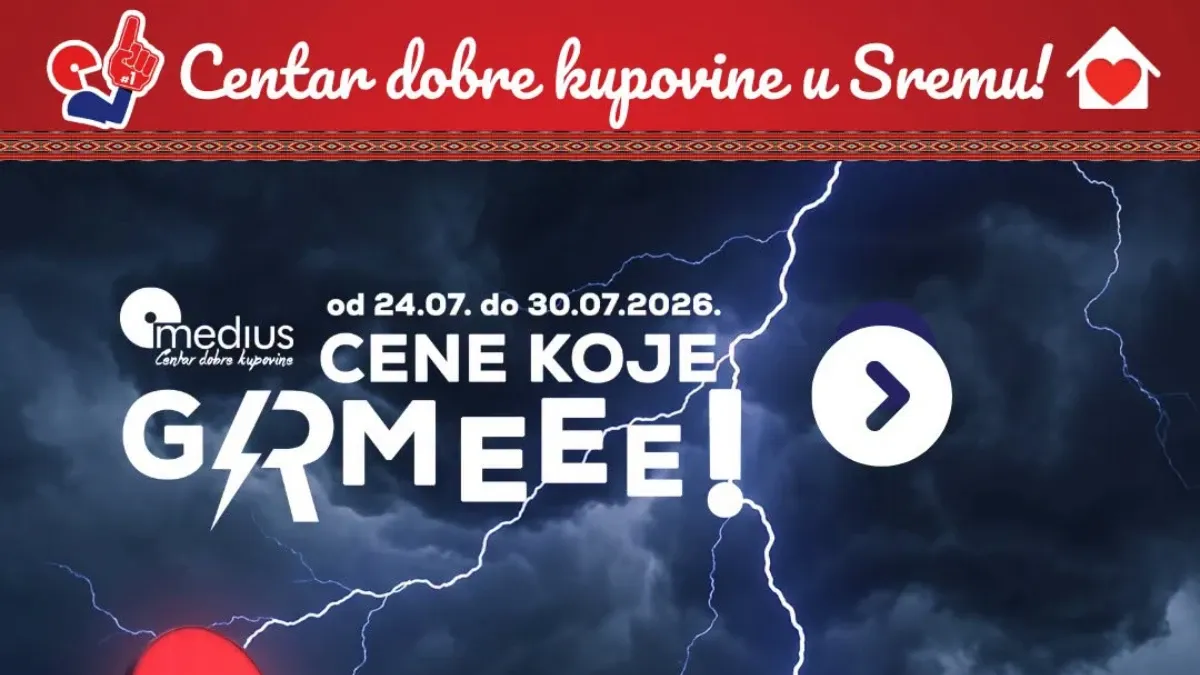 Medius akcija uz popuste do 42% – Cene koje grme važe do 30.07.2026.