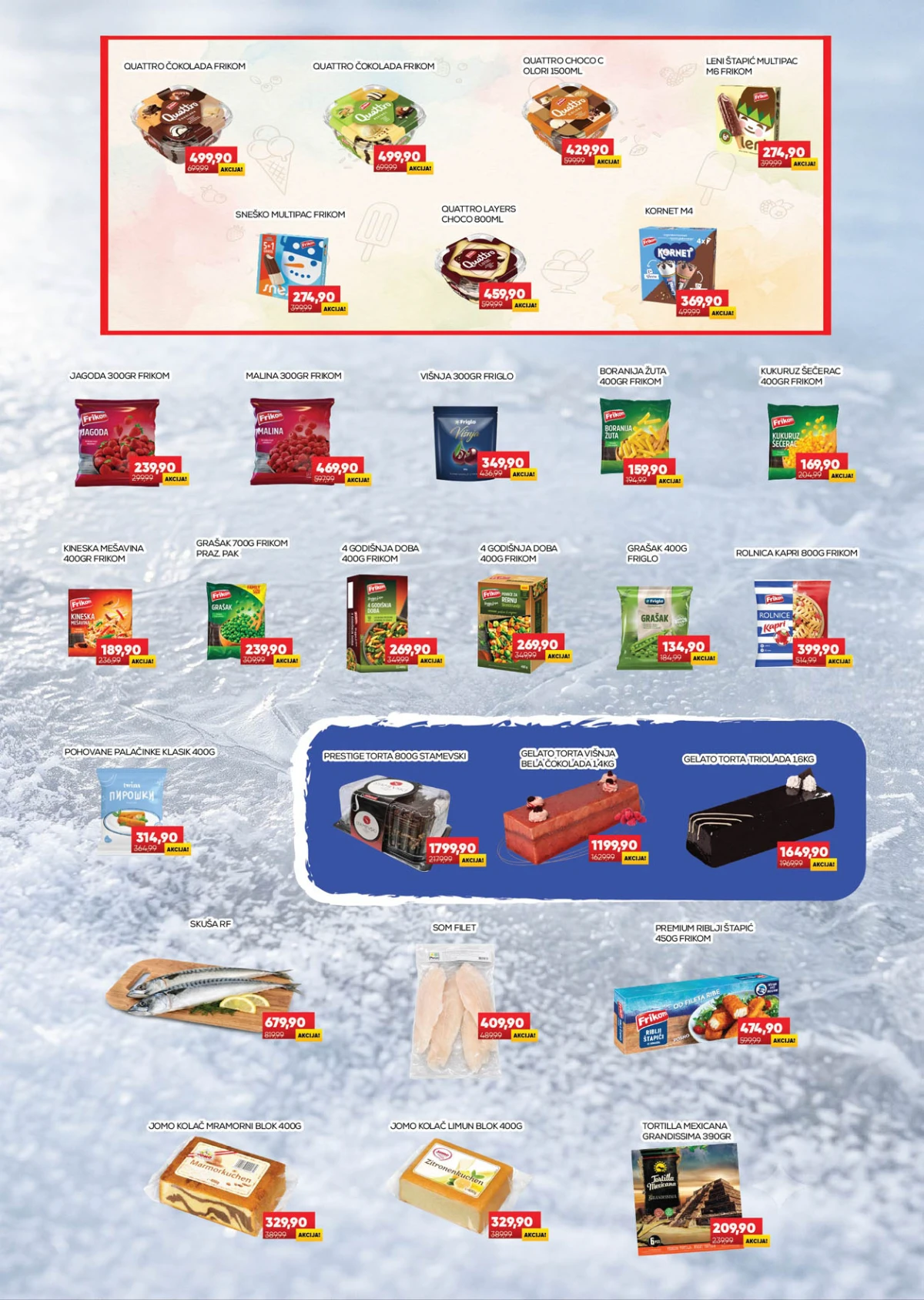 Medius katalog strana 7 – Frikom sladoledi, smrznuto povrće, torte, riba i smrznuti proizvodi po akcijskim cenama