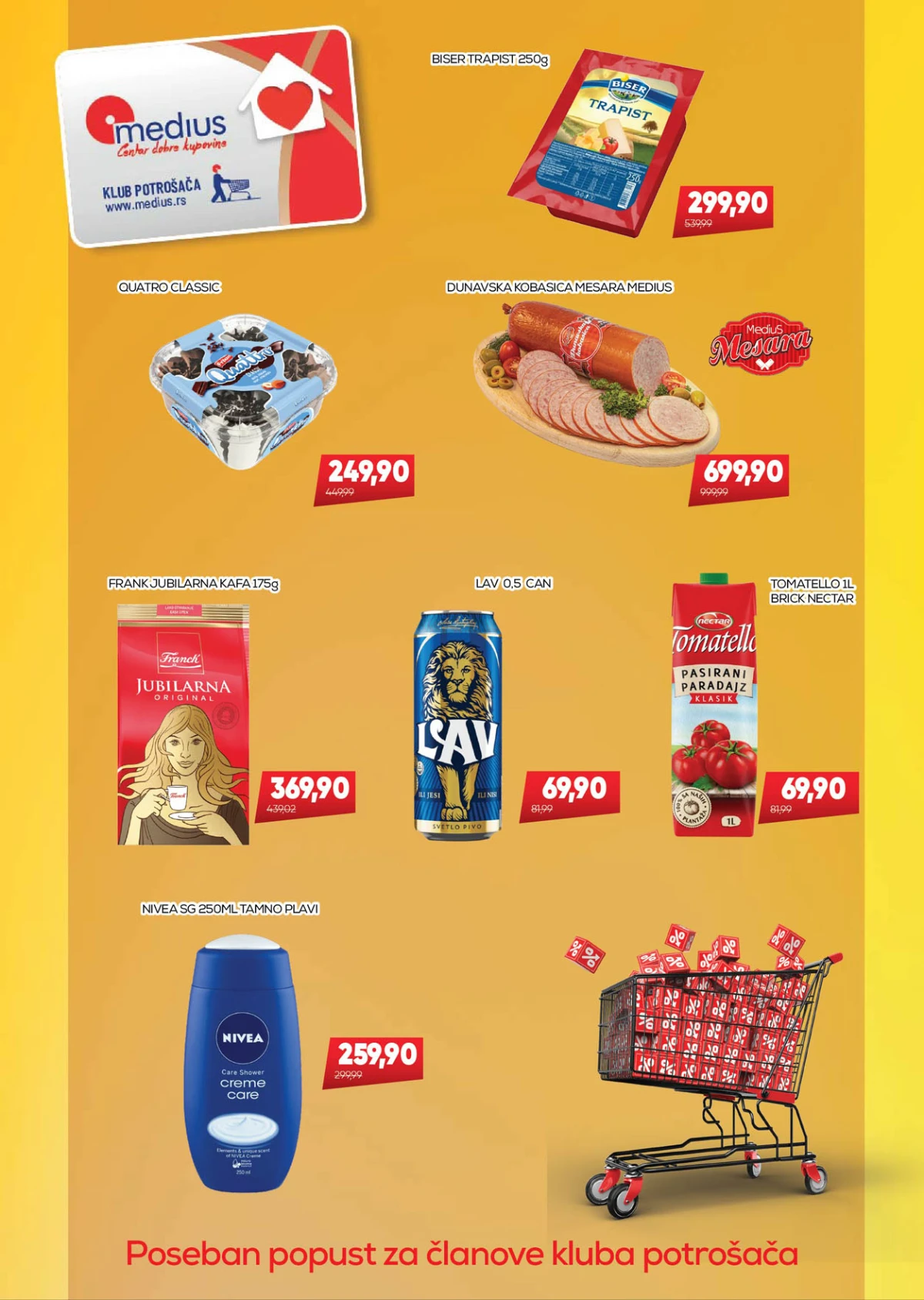 Medius katalog strana 18 – sveske, olovke, bojice, rančevi i školski pribor po akcijskim cenama
