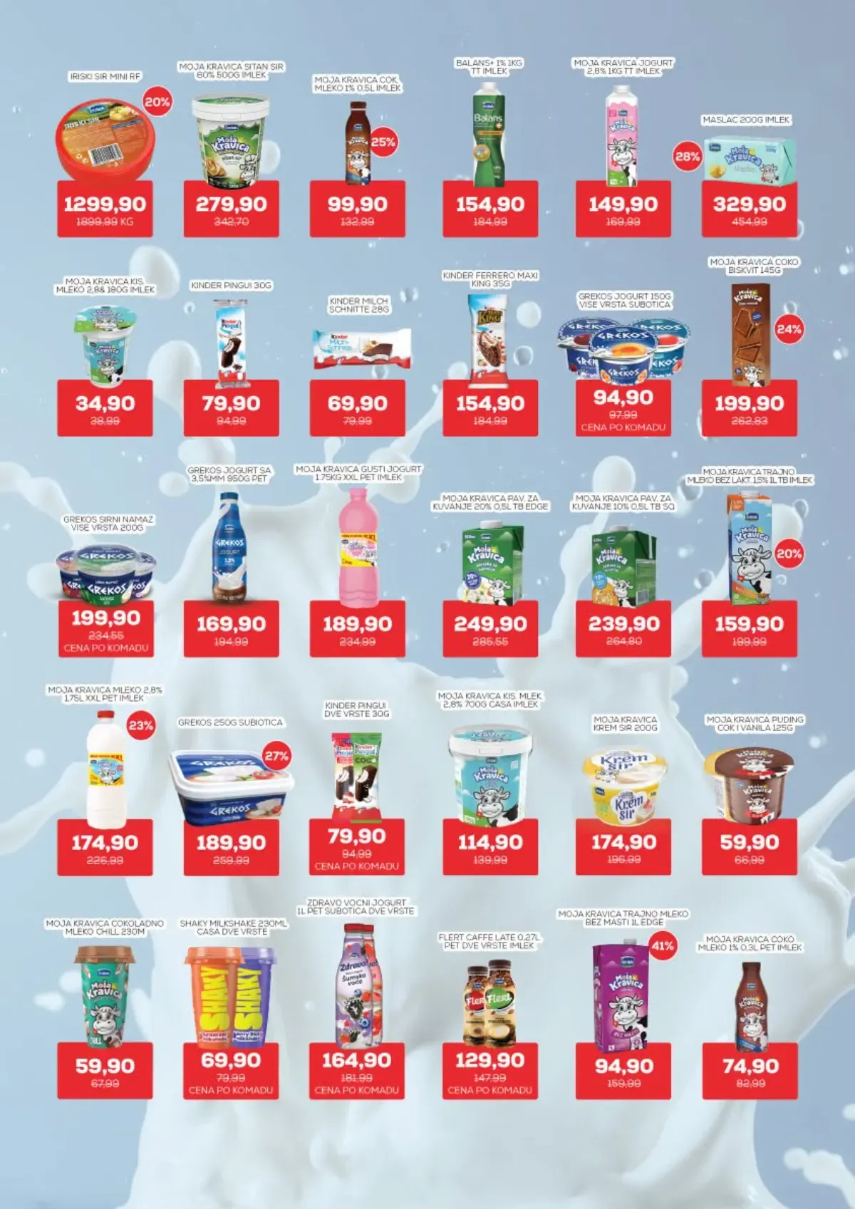 Medius katalog do 04.10.2026. – mleko, jogurt, pavlaka, sir i mlečni proizvodi