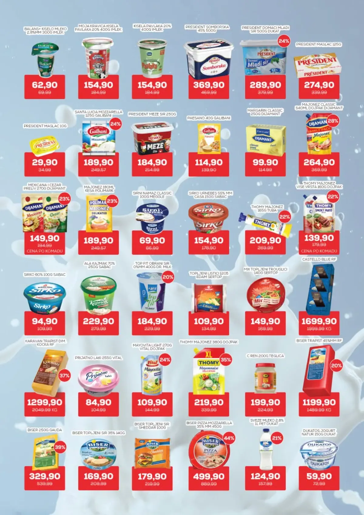 Medius katalog do 04.10.2026. – sirevi, namazi, mlečni proizvodi i delikates