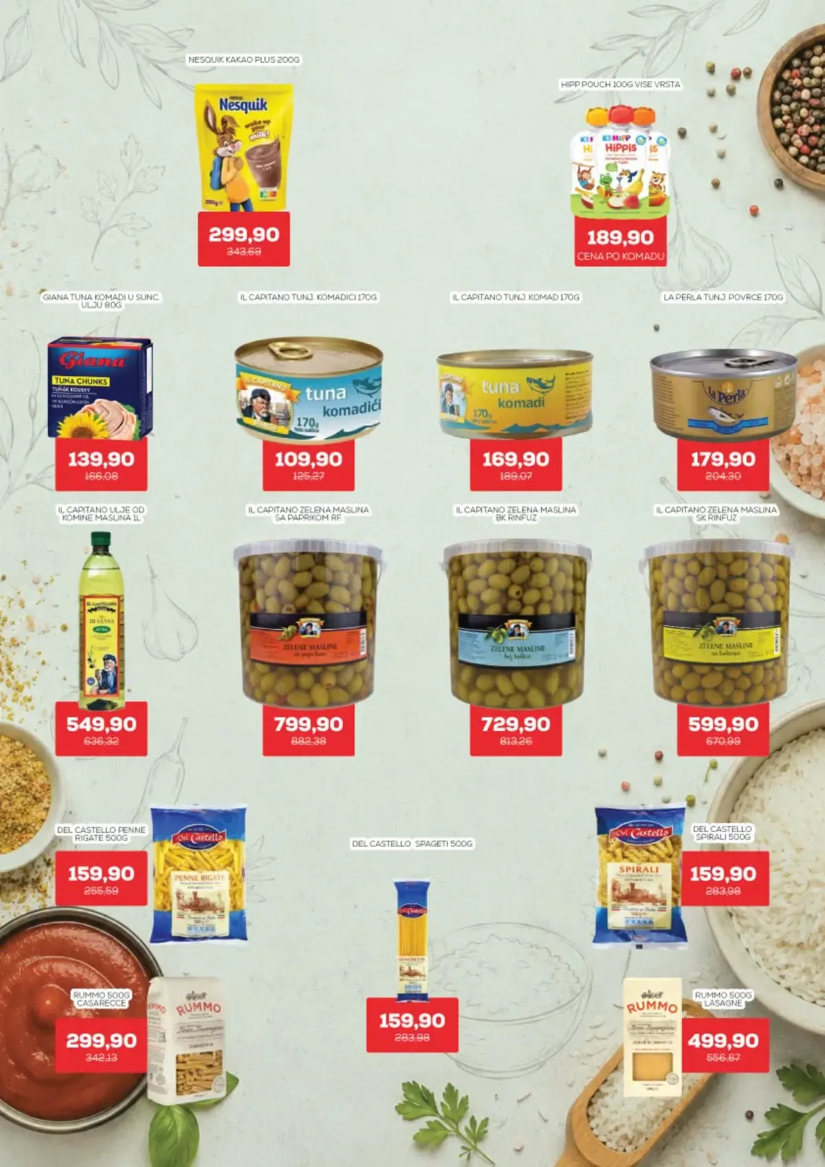 Medius katalog do 04.10.2026. – tunjevina, masline, ulje i prehrambeni proizvodi