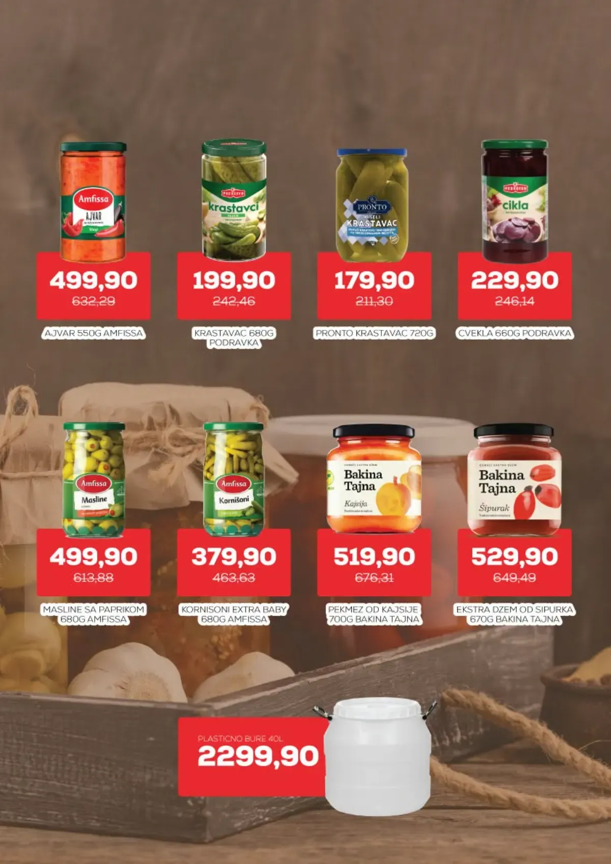 Medius katalog do 04.10.2026. – ajvar, krastavci, paprika i proizvodi za zimnicu