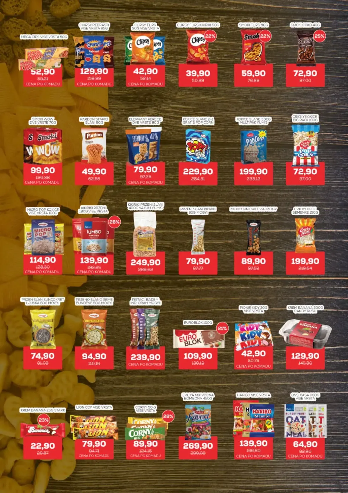 Medius katalog do 04.10.2026. – grickalice, kokice, čips i slani program