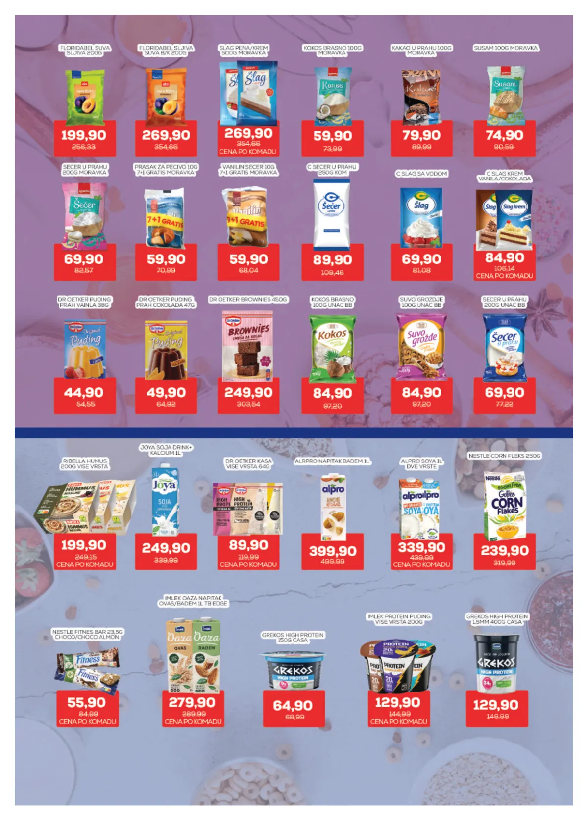 Medius katalog, strana 11 – puding, šlag, suvo voće, biljni napici i proteinski proizvodi