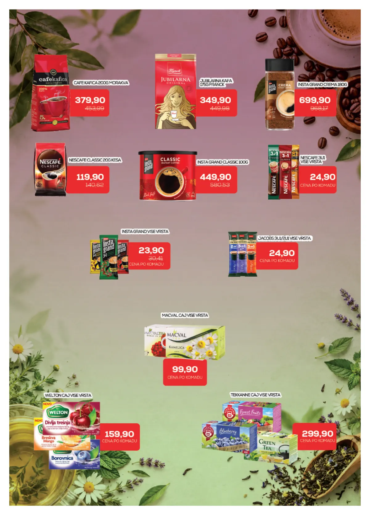 Medius katalog, strana 18 – C kafa, Franck, Nescafé, Grand i čajevi