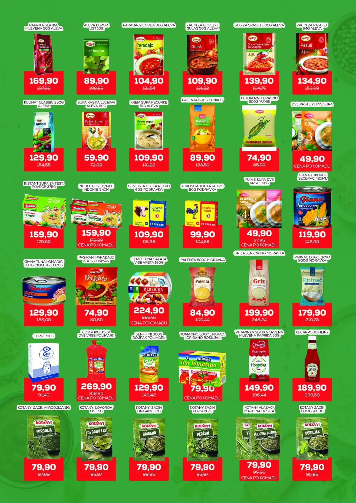Medius katalog 06–18.10.2026. – začini, sosovi i konzervirani proizvodi