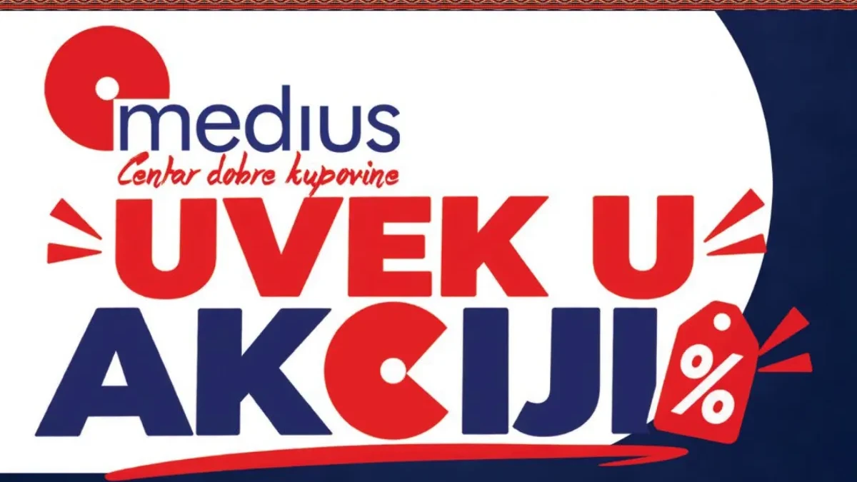 Medius Uvek u akciji od 02.10. do 08.10.2026. – meso, suhomesnati proizvodi, kupus, mandarine, jogurt, mleko, kafa, Nutella i Lenor po akcijskim cenama