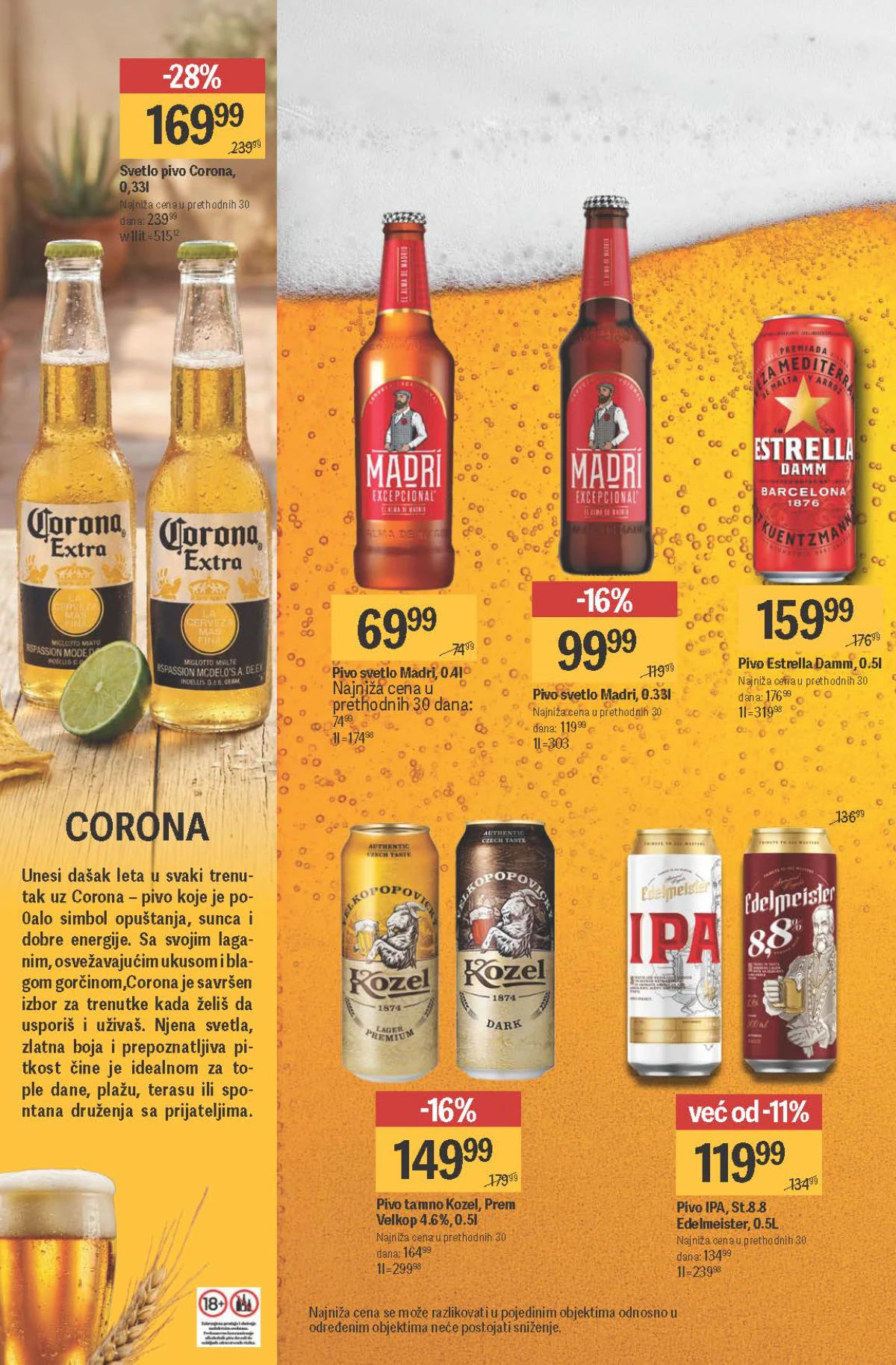 Mega Maxi katalog do 09.09.2026. – Corona, Madri, Estrella Damm i Kozel