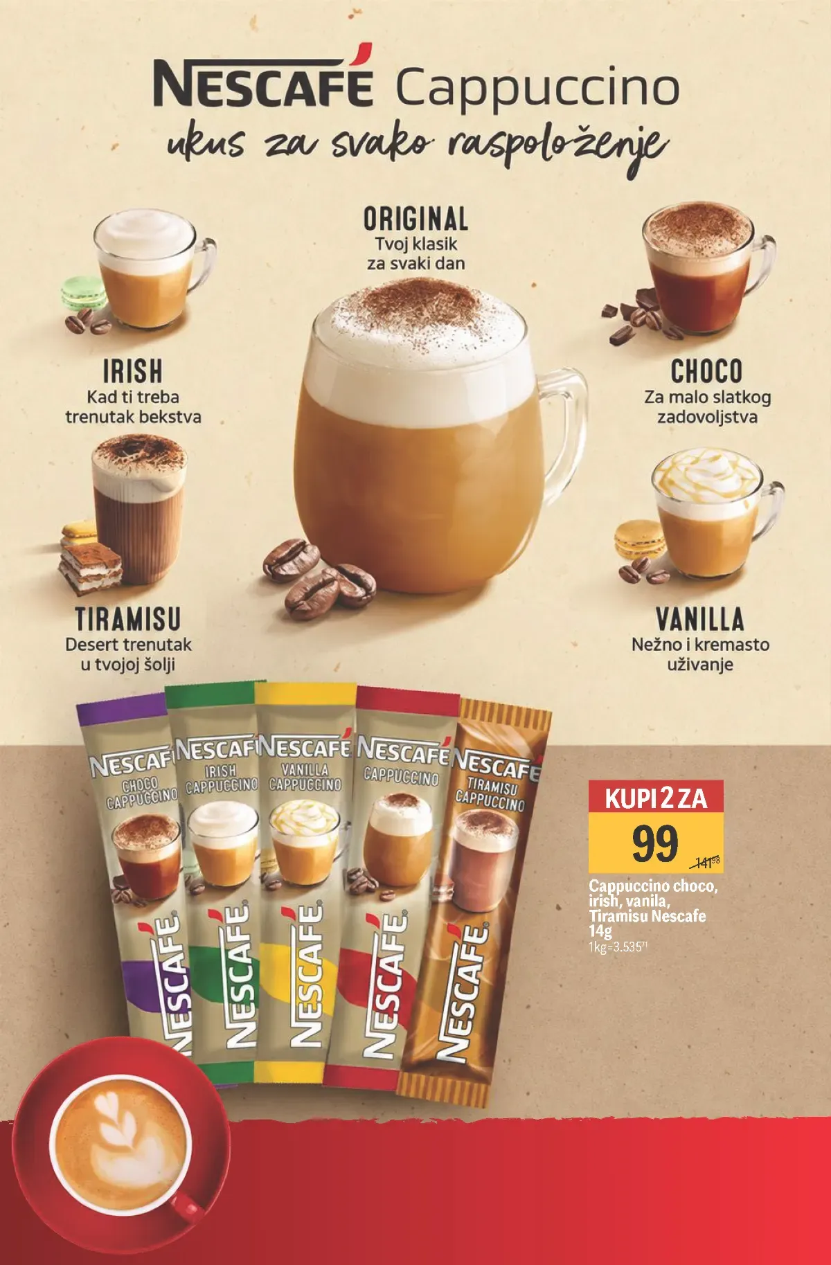 Mega Maxi katalog – strana 10: Nescafé kapućino Mega Maxi katalog kafe – strana 10, Nescafé kapućino