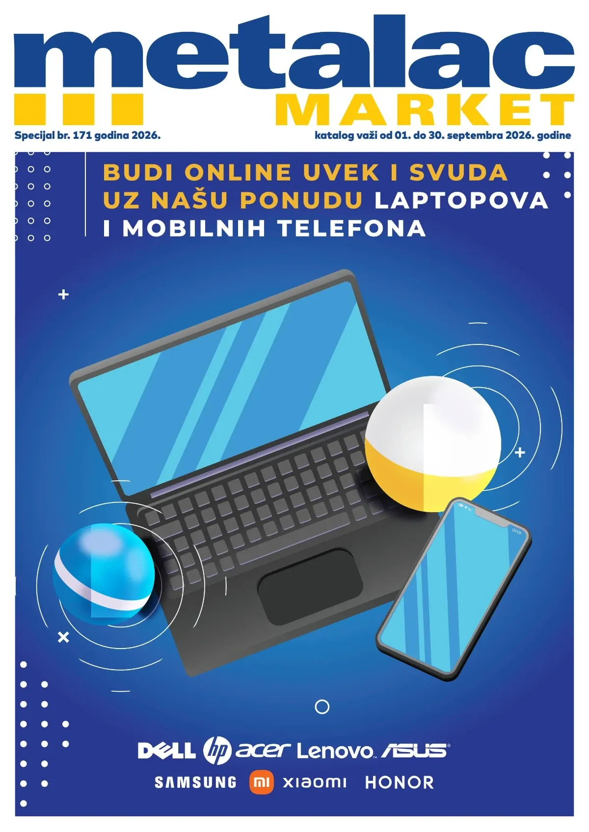 Metalac Market katalog od 01.09. do 30.09.2026. sa popustima do 40% na posuđe, belu tehniku i kućne aparate