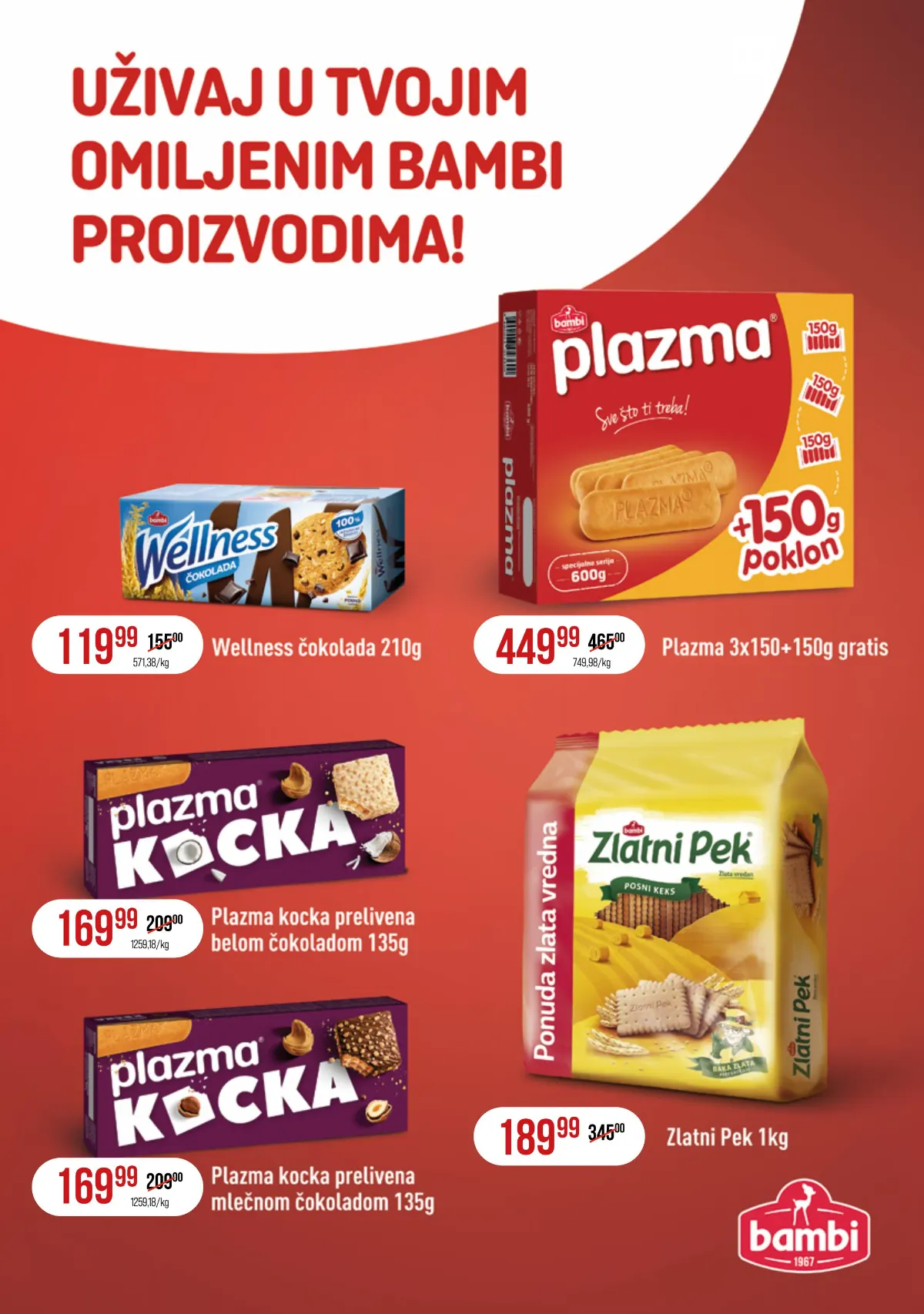 Metalac Proleter katalog, strana 3 – Wellness, Plazma, Plazma kocka i Zlatni Pek na akciji