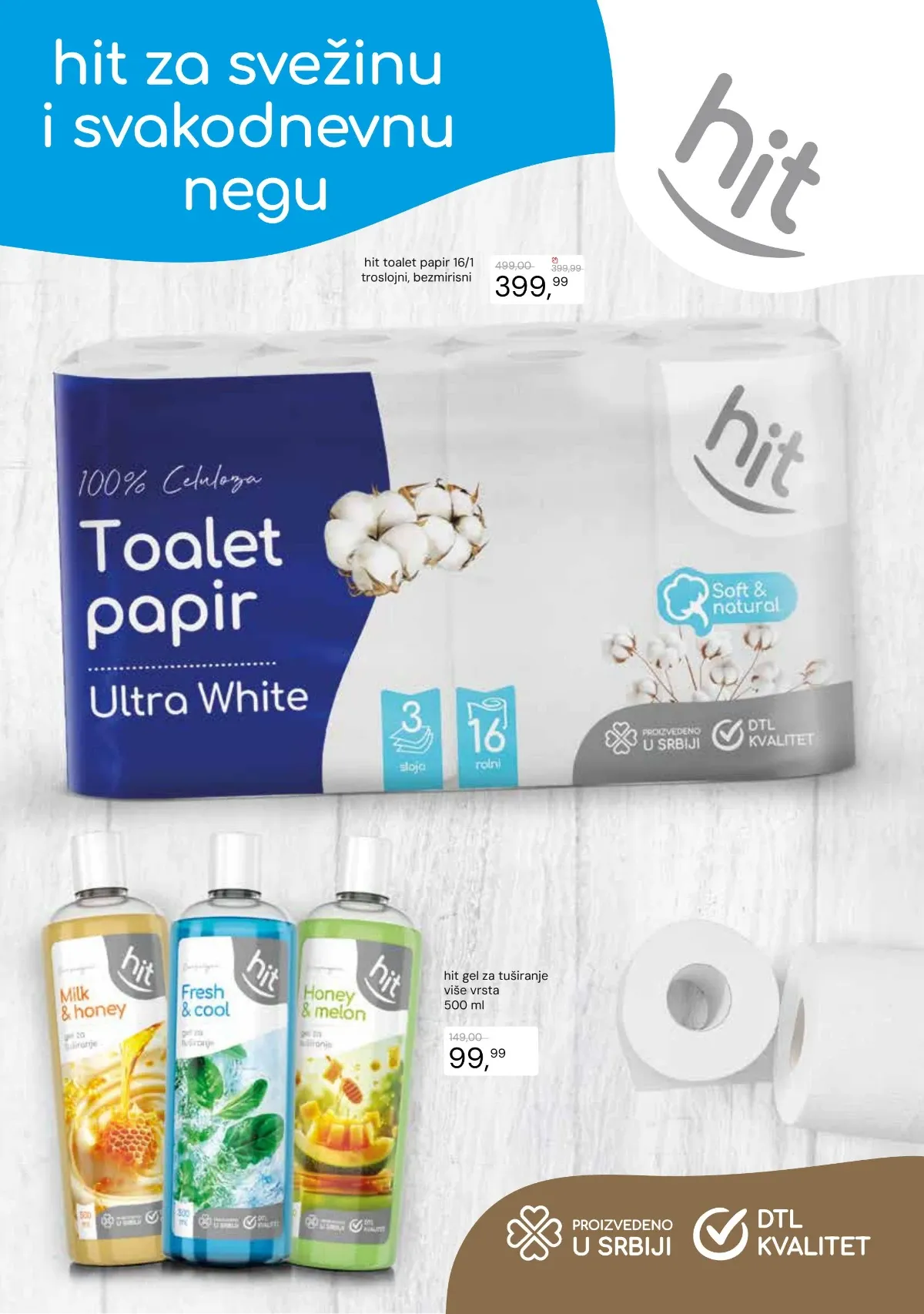 Metalac Proleter akcija na Hit toalet papir i vlažne maramice