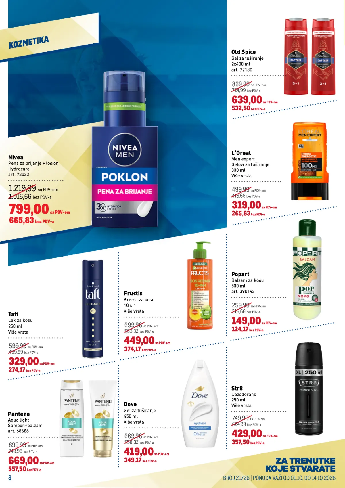 METRO katalog do 14.10.2026. – kozmetika i proizvodi za ličnu negu