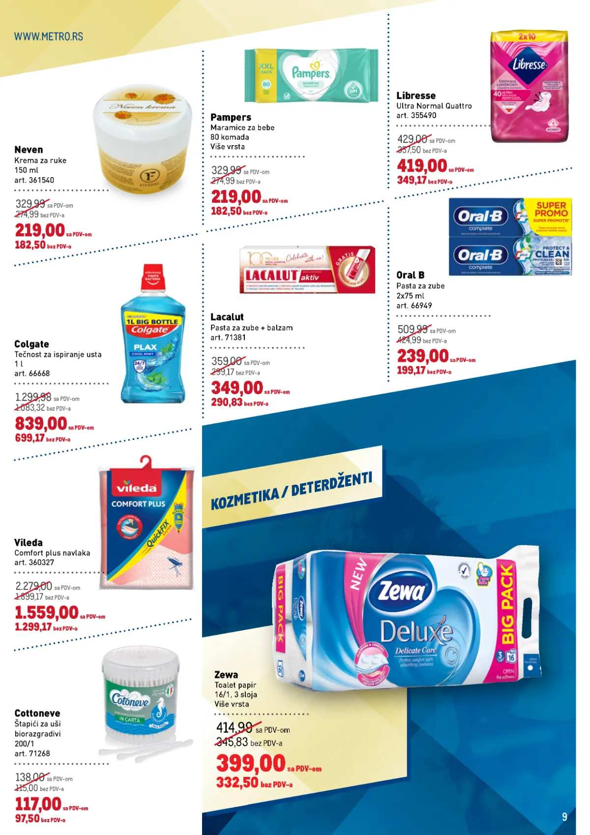 METRO katalog do 14.10.2026. – kozmetika, higijena i deterdženti