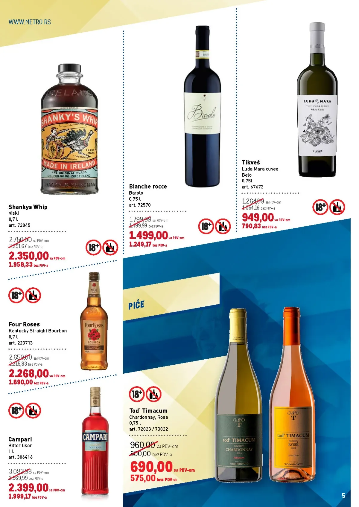 METRO katalog do 30.09.2026. – akcijska ponuda pića