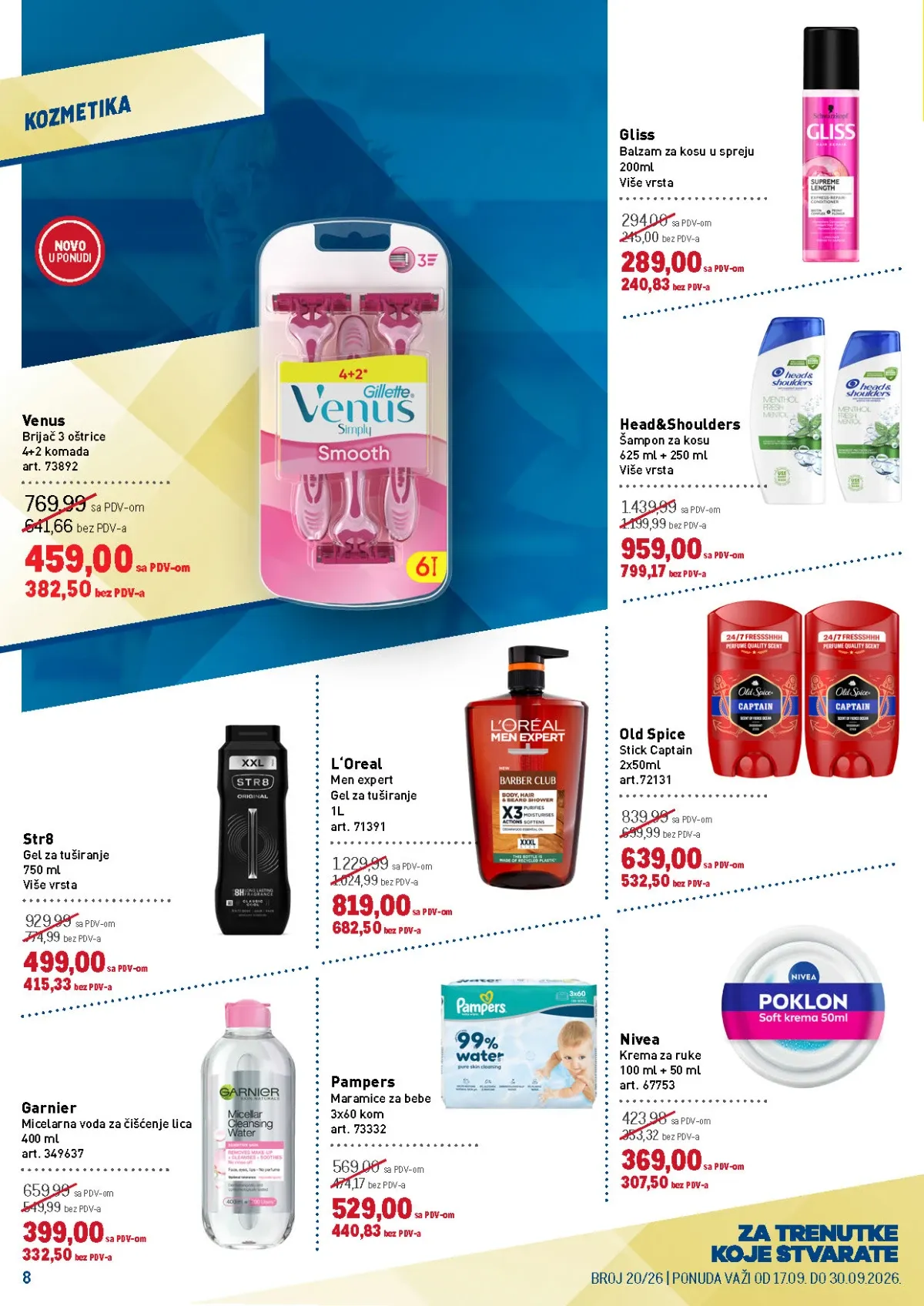METRO katalog do 30.09.2026. – kozmetika i proizvodi za njegu