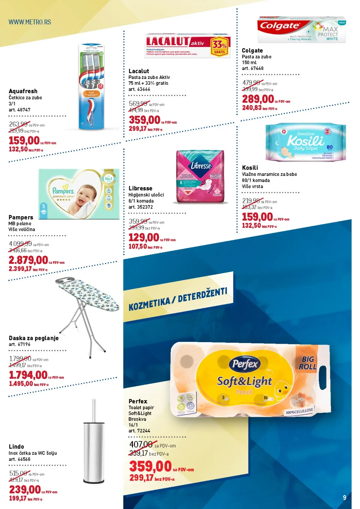 METRO katalog do 30.09.2026. – kozmetika, higijena i proizvodi za domaćinstvo