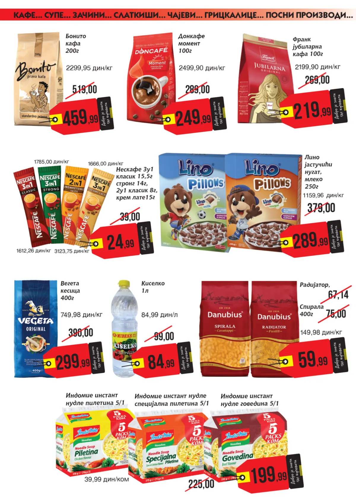 Mikromarket katalog do 15.10.2026. – kafa, začini, testenina i osnovne namirnice
