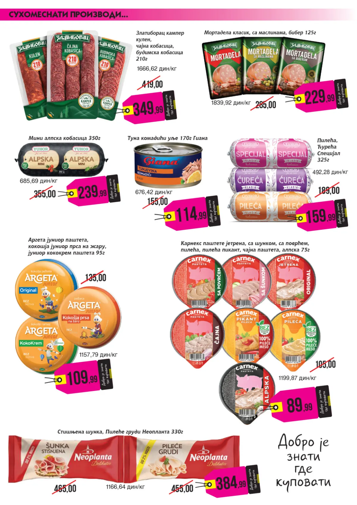 Mikromarket katalog do 15.10.2026. – suhomesnati proizvodi, paštete i mesne prerađevine