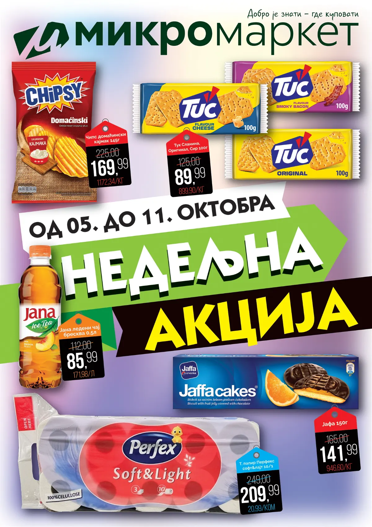Mikromarket nedeljna akcija od 05. do 11.10.2026. – nova sniženja i povoljne cene