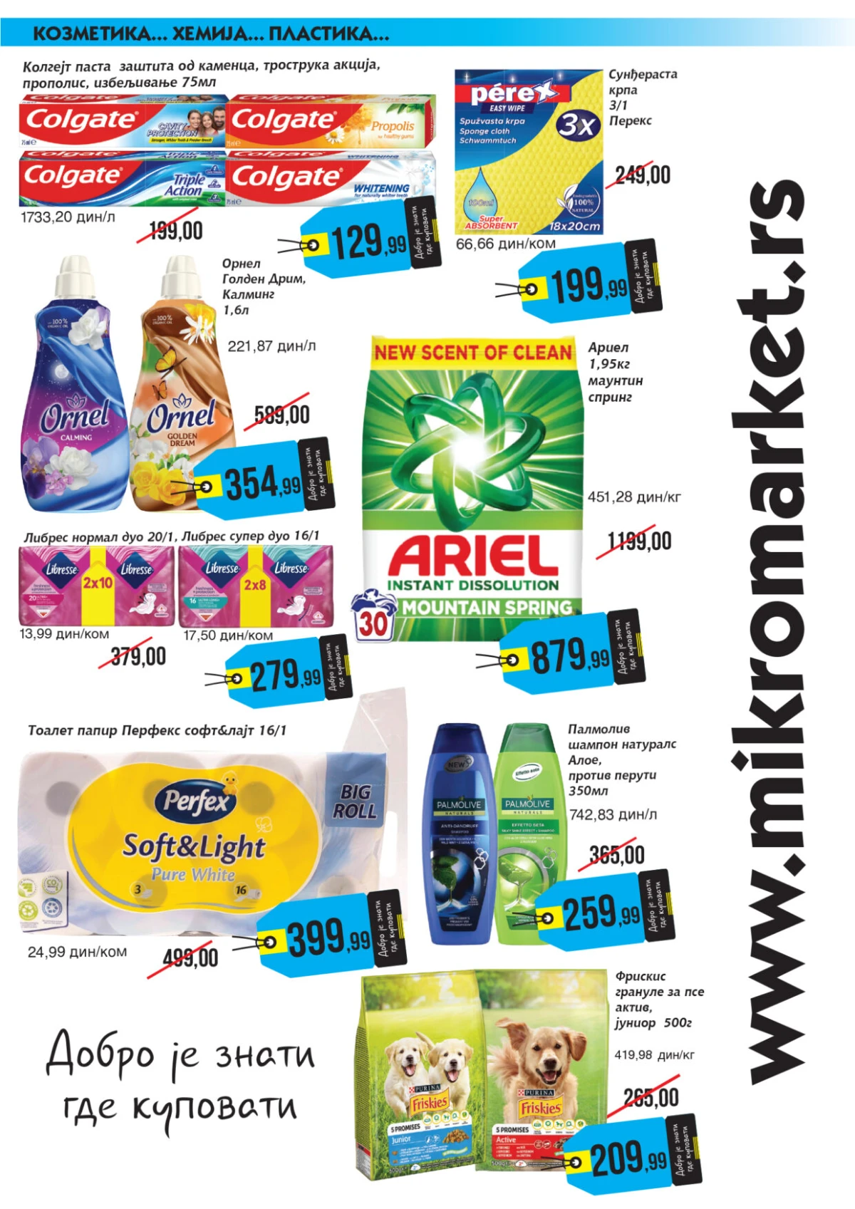 Mikromarket katalog strana 7 – sokovi, gazirana pića, voda, pivo i vino na akciji