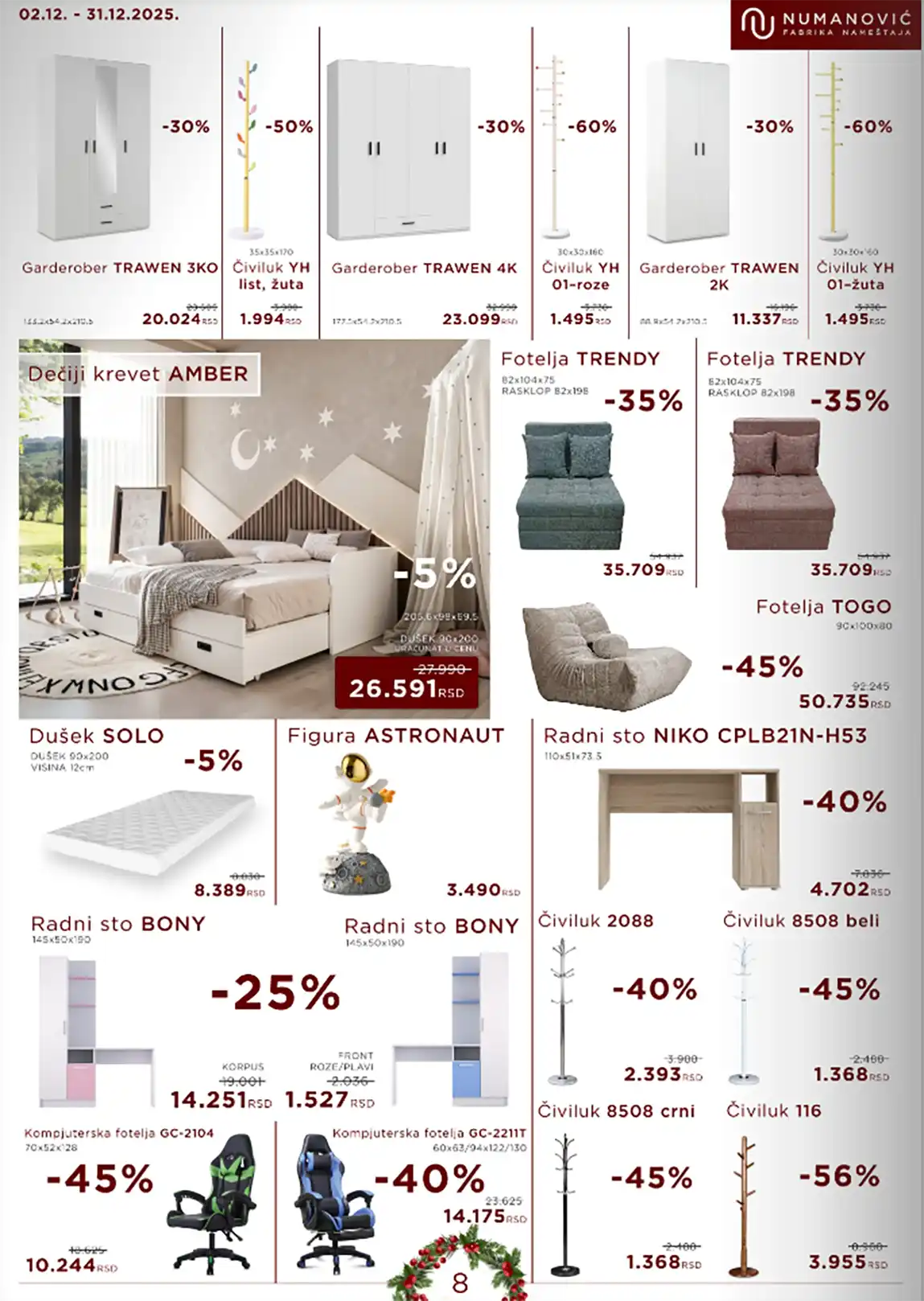 numanović katalog nameštaja Sniženja Numanović akcija salon nameštaja katalog