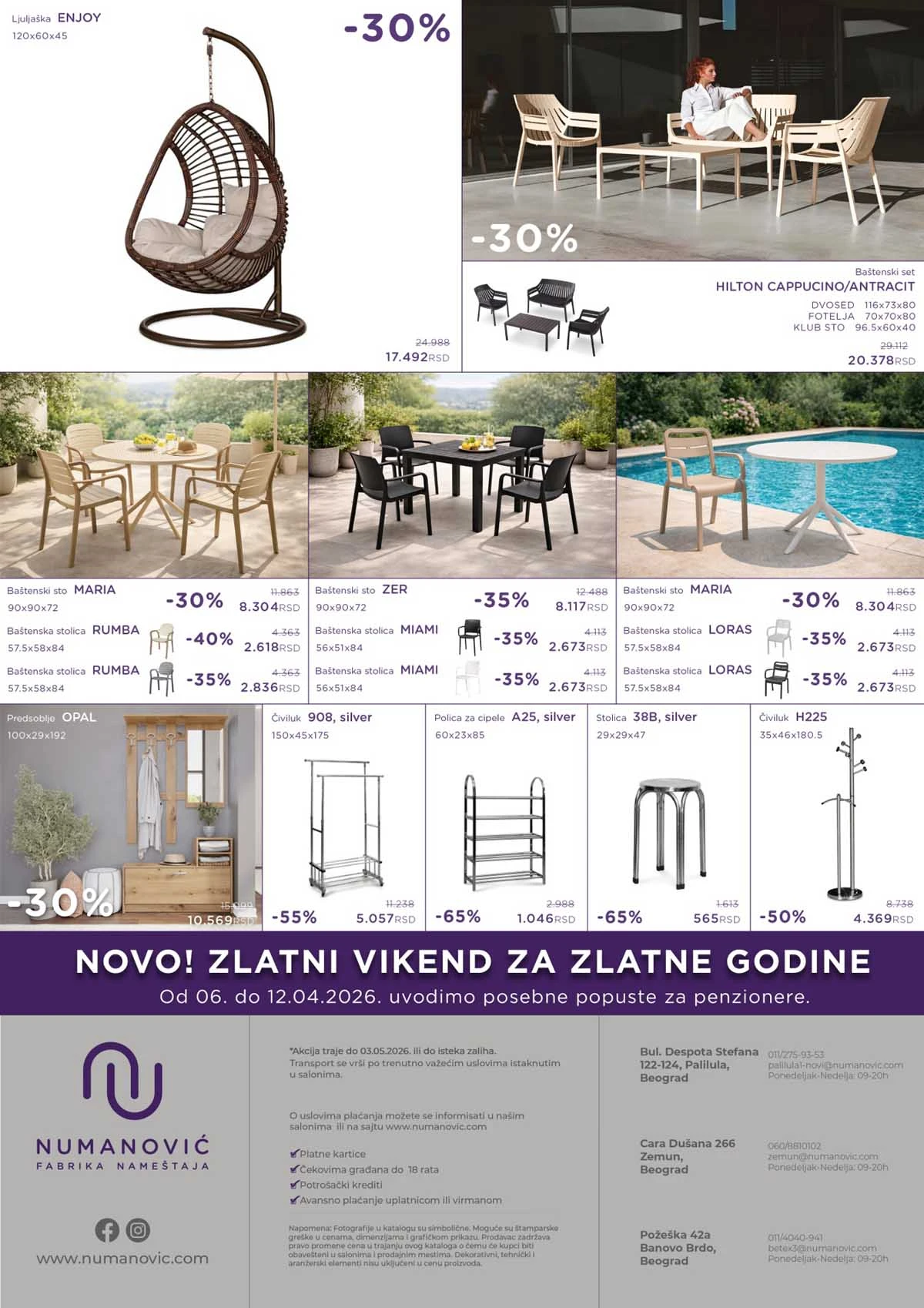 Numanović katalog nameštaja – akcija do 50% | strana 9 Numanović akcija nameštaja katalog sniženja – strana 9